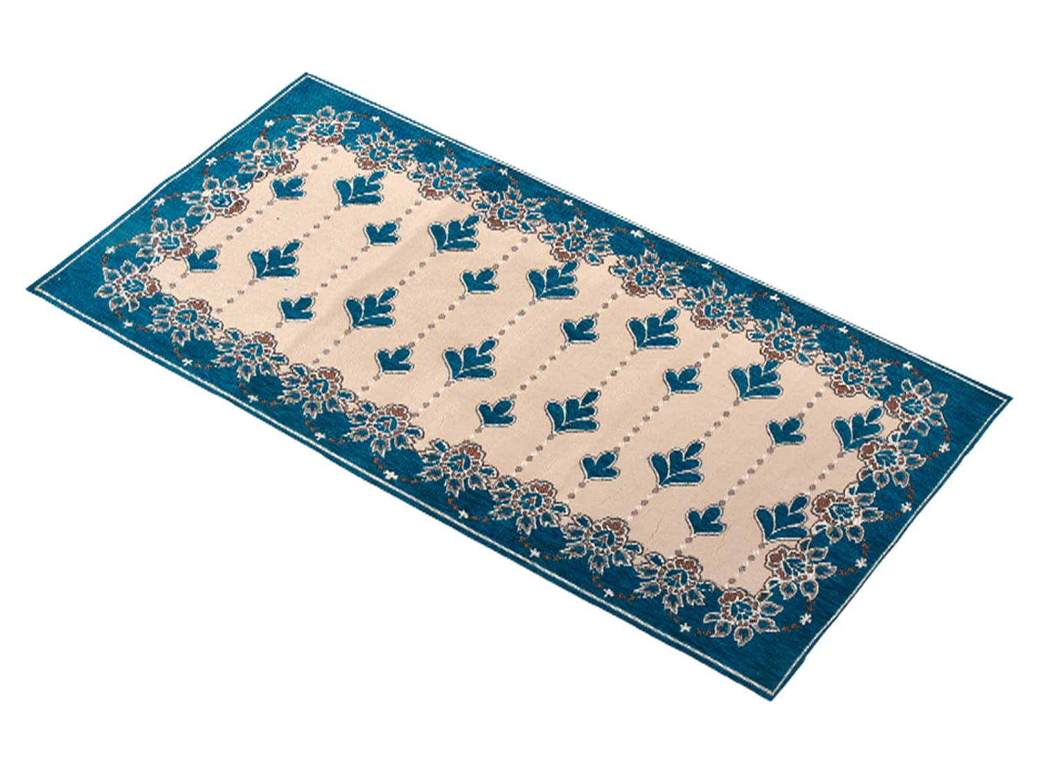 Kuber Industries Floral Print Cotton Table Runner - 18x72 Inches, Green, for Dining Table, Wedding Decor, Centerpiece, Dinner Parties & Everyday Use | Machine Washable & Wrinkle-Resistant | Perfect for Home, Restaurant & Event Decor