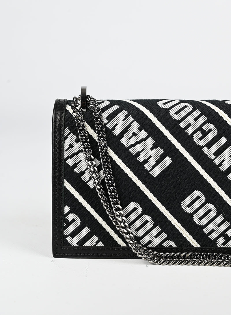 Jimmy Choo I Want Choo Black Crossbody Bag for Women - Elegant Shoulder Purse for Evening Parties, Date Nights & Special Occasions