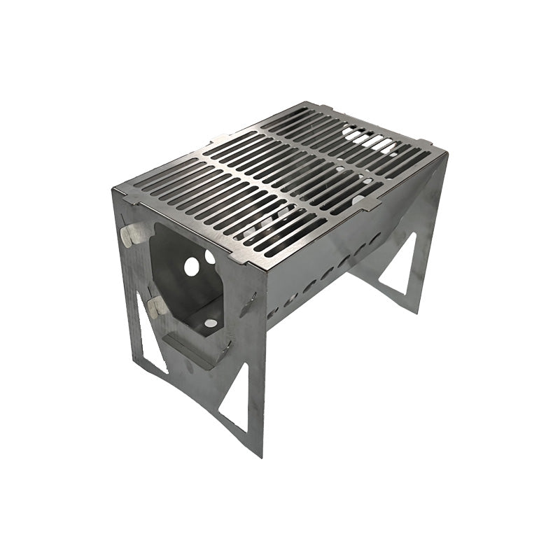 VODA™ Portable Camp Stove VDBBQ220 - Compact Outdoor Cooking Grill for Camping, Hiking & Backpacking - Perfect for Picnics, Tailgating & Emergency Preparedness