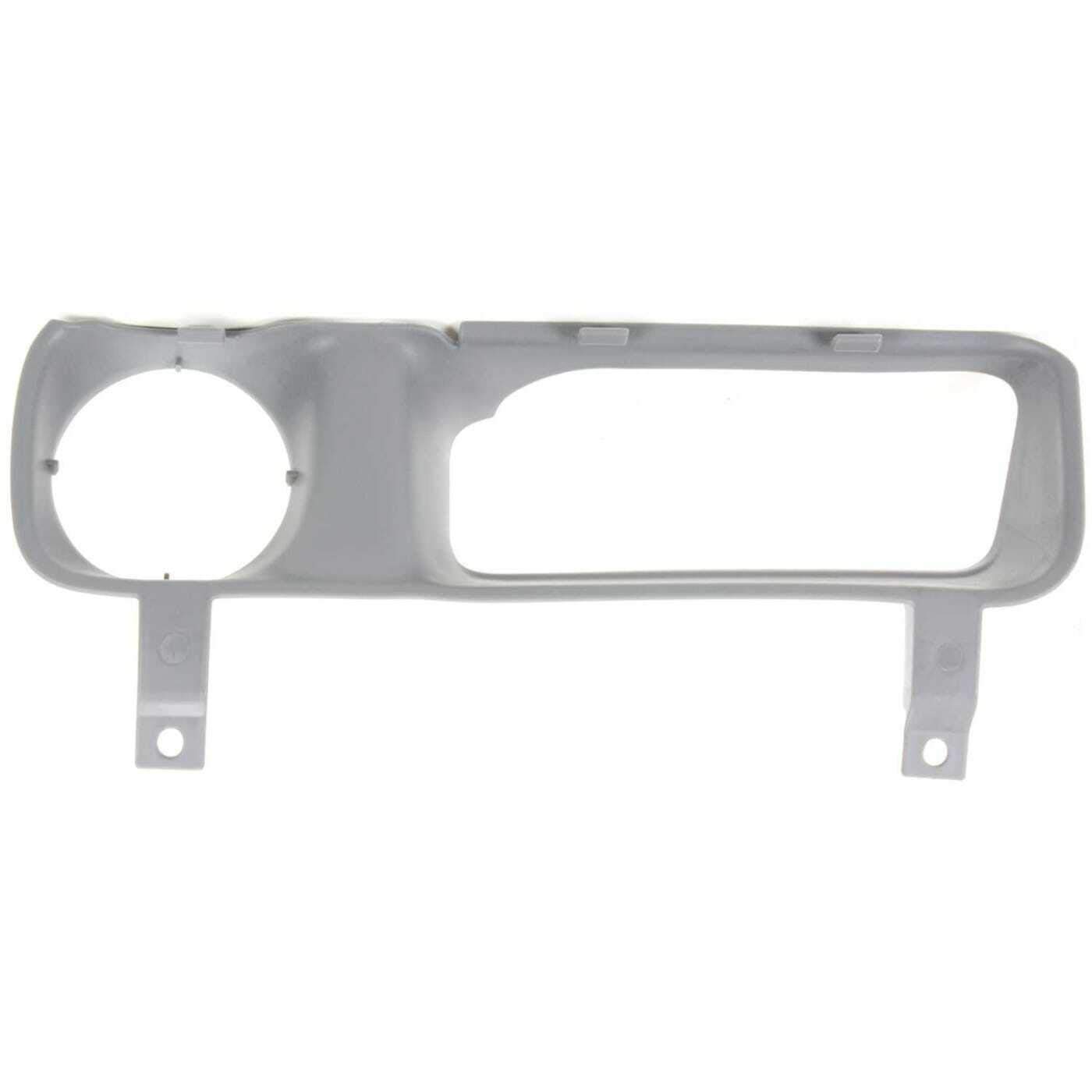 Pair of Front Bumper Sight Shield Fog Light Trim Bezels for 1994-2001 Dodge Ram 1500 & 1994-2002 Ram 2500/3500 (Fog Light Models) - Durable Replacement Parts for Off-Road Protection & Enhanced Style