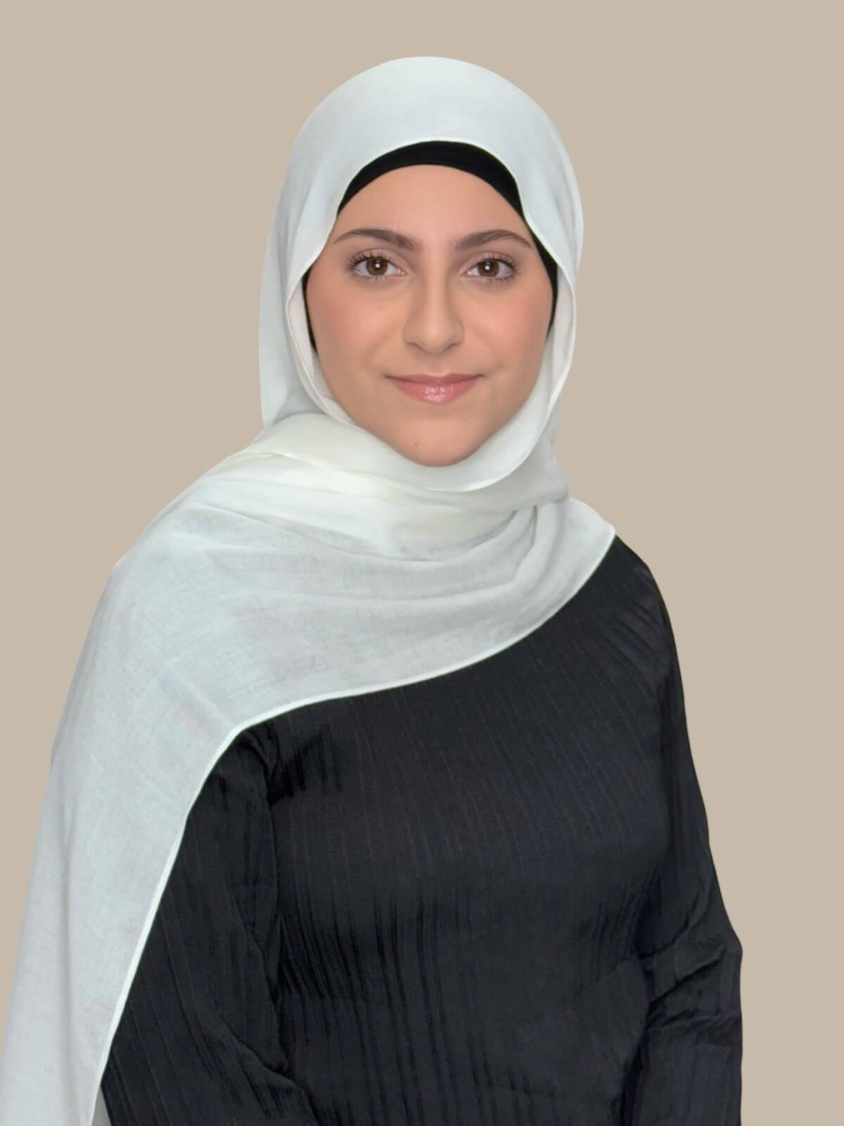 Stylish Cotton Modal Hijab Scarf for Women - Soft & Breathable Head Covering - Perfect for Daily Wear, Prayer, and Fashion Outfits