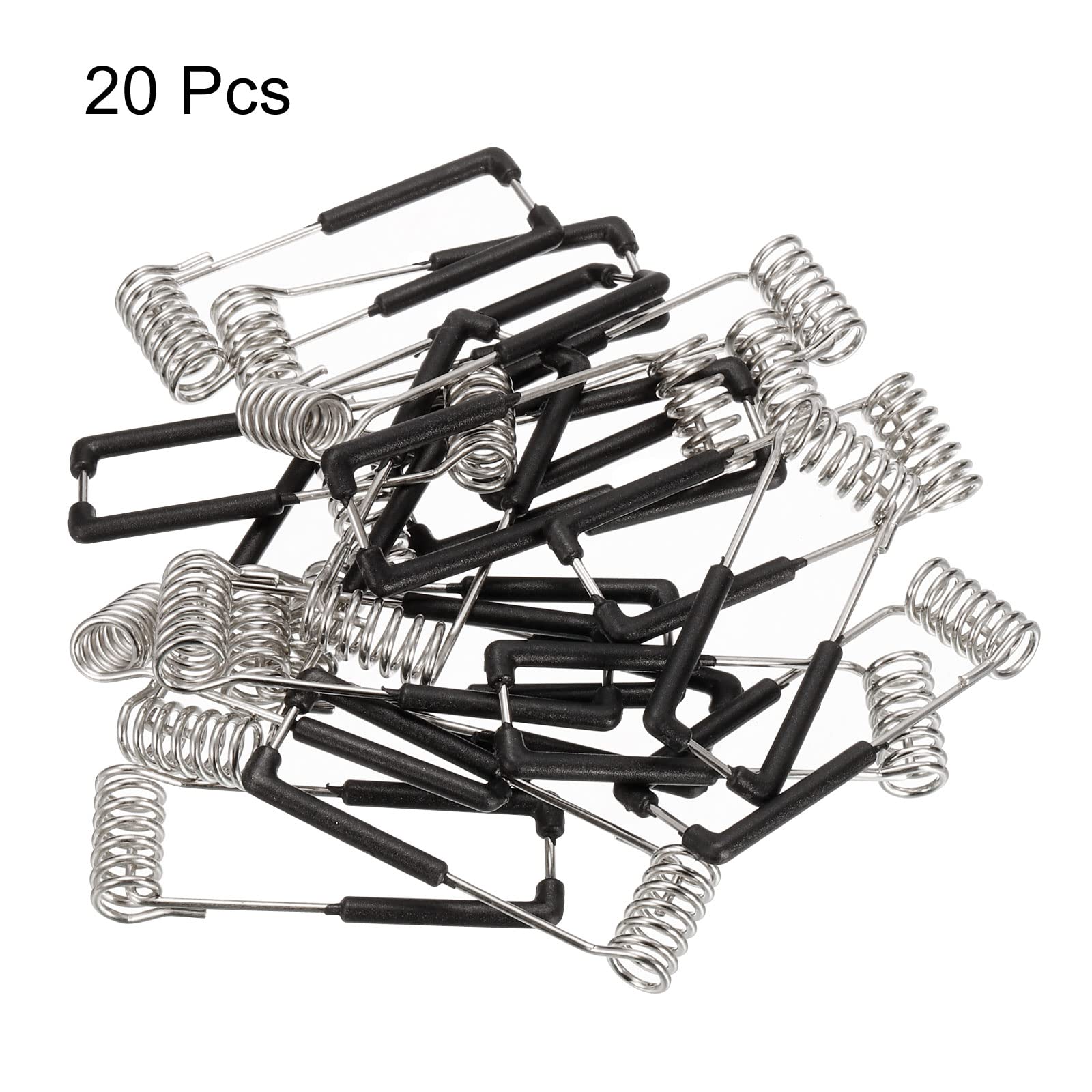 20 Pack 50x17mm Downlight Spring Clips - Recessed Lighting Accessories for Ceiling Lamps Installation