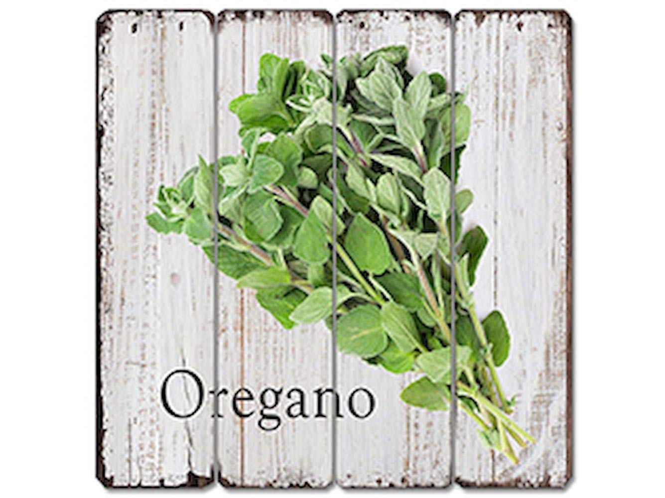 Rustic Oregano Wooden Sign - Handmade Kitchen Decor for Farmhouse, Herbal & Spice Display - Perfect for Home, Restaurant, or Gift