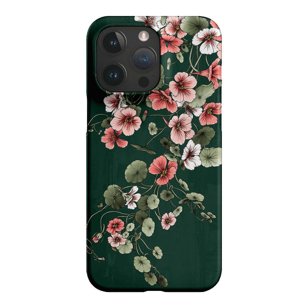 Stylish Nasturtium Flower Design Phone Case - Durable Protective Cover for iPhone & Samsung - Perfect for Everyday Use, Travel & Outdoor Activities