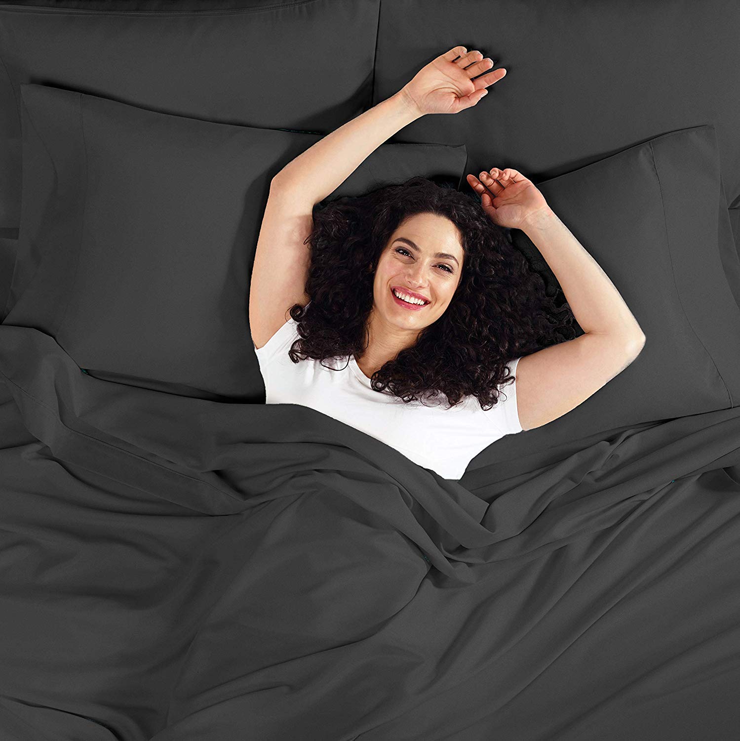 Premium 5-Piece Split King Sheet Set - 100% Egyptian Cotton 800 Thread Count - Deep Pocket Fits 15
