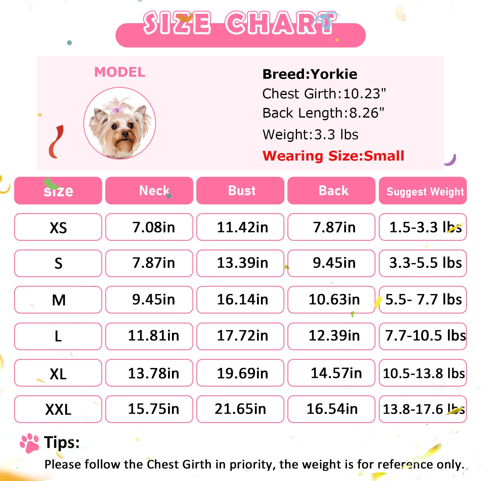 Dog Birthday Dress & Hat Set - Princess Party Outfit for Small Dogs & Puppies | X-Small Pet Clothes for Birthdays, Celebrations & Special Occasions