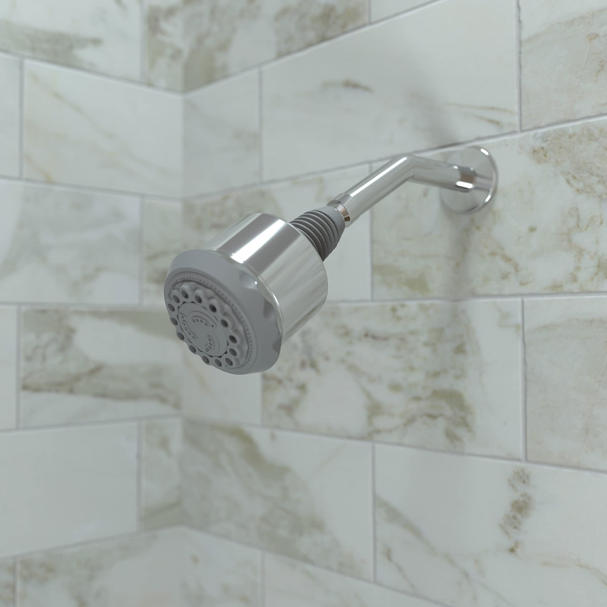 Hansgrohe Clubmaster 4-Inch Easy Clean Shower Head with 3 Spray Modes - Chrome Finish - Pulsating Massage & Soft Spray - QuickClean Technology - Perfect for Modern Bathrooms & Spa-Like Showers (Model 28496001)