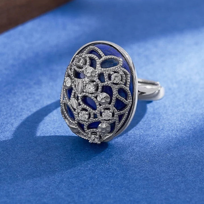 Elegant Crystal Raindrop Ring for Women - Dainty Silver Jewelry Gift for Her - Perfect for Weddings, Parties & Everyday Wear