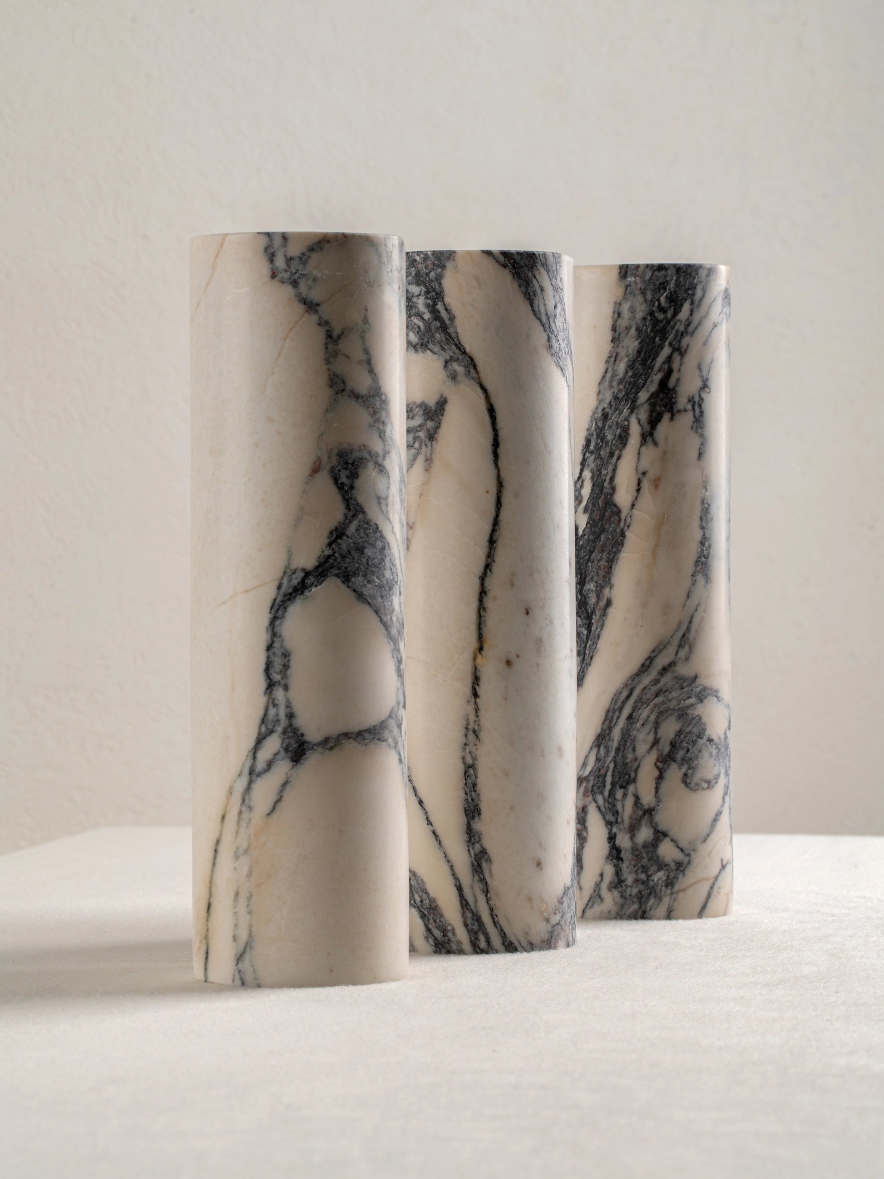 Calla 2-Light Calacatta Marble & Aged Brass Wall Sconce - Elegant Bathroom Vanity Lighting or Bedroom Wall Decor