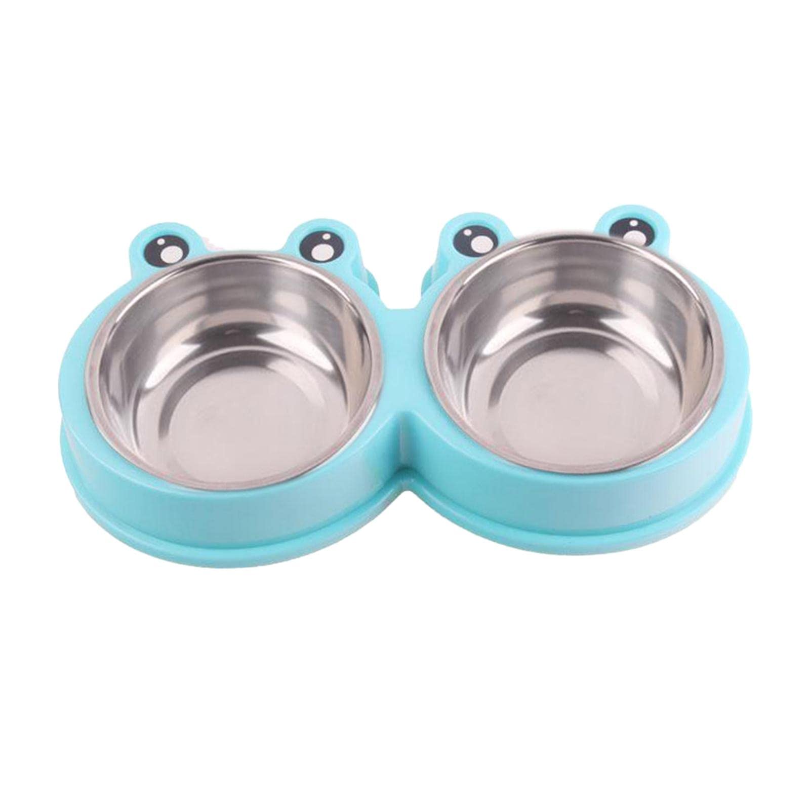 Elevated Pet Food Bowl Stand for Dogs & Cats - Blue, Perfect for Feeding & Snacks