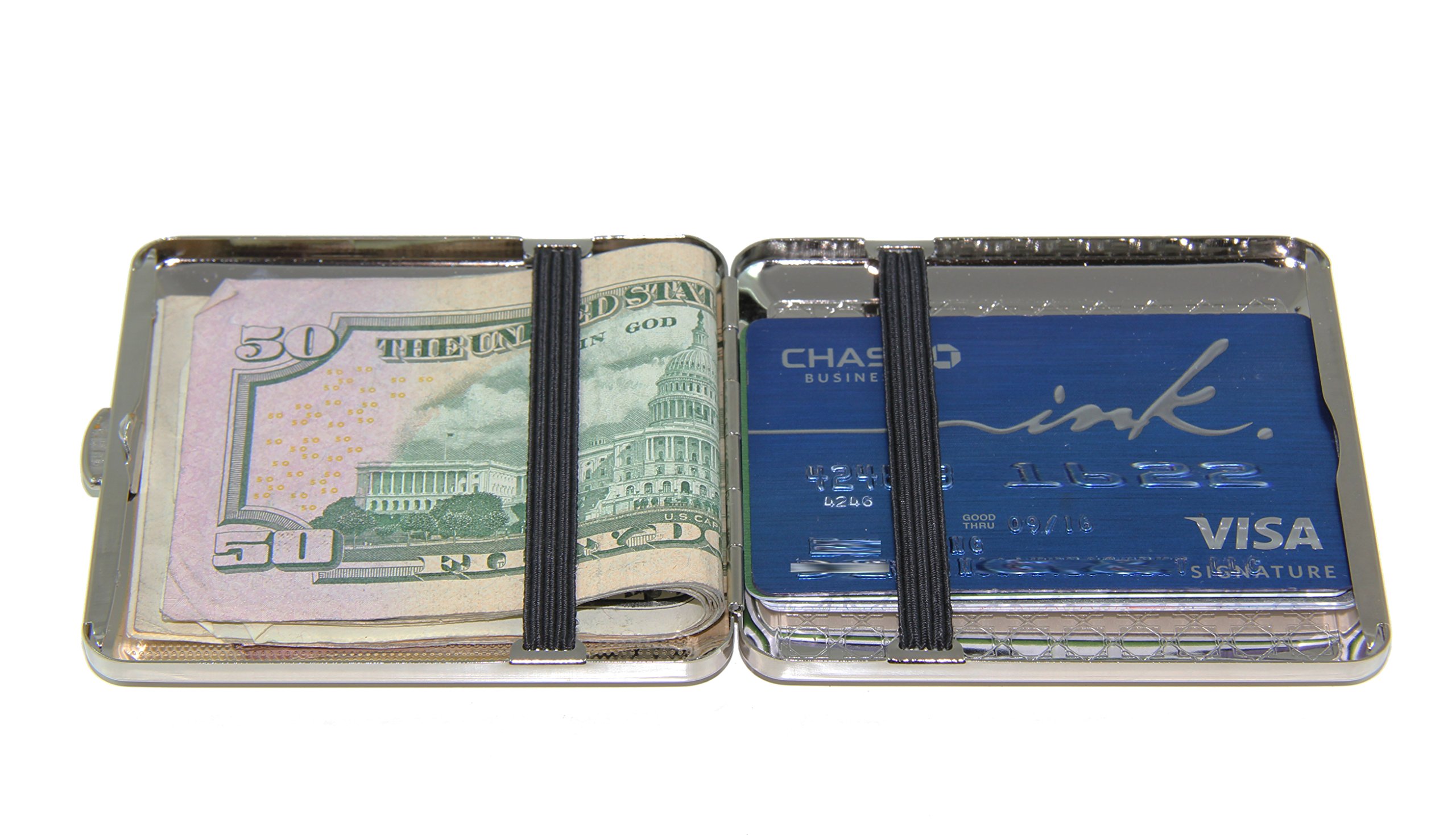 RFID Blocking King Size Cigarette Case & Credit Card Holder - Double Sided Security Wallet with XOXO Design | Protect Cards from Digital Theft | Perfect for Travel, Nightlife, and Everyday Use