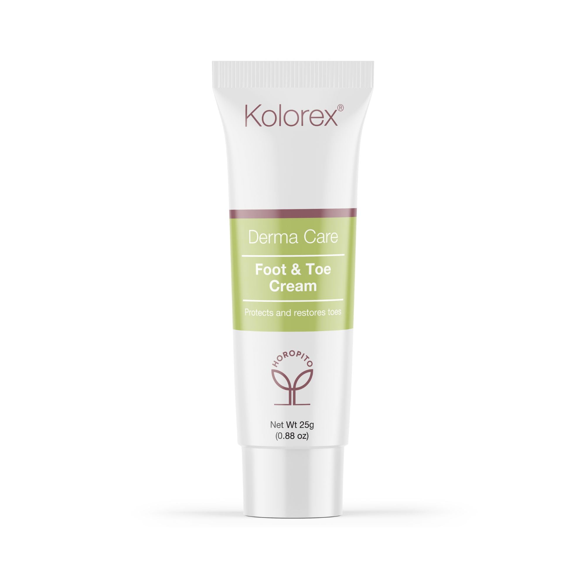 Kolorex® Foot & Toe Care Cream (25g) - Natural Athlete's Foot Treatment with Antifungal Properties | Effectively Rebalances Yeast & Soothes Itching | Ideal for Gym, Pool & Locker Room Use