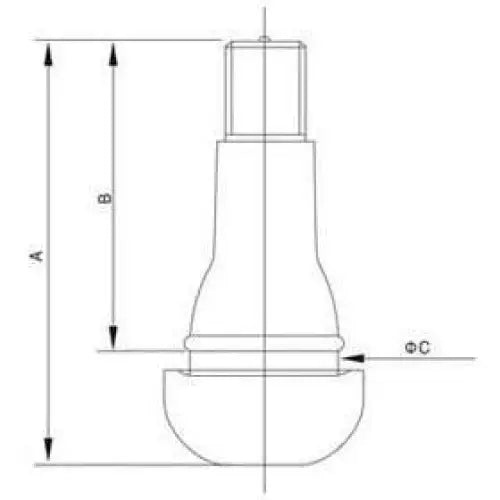 AA TR 412 Snap In Valve (.453 RH) - High Performance Replacement Valve for Tires, Wheels & Automotive Applications | Perfect for Trucks, Trailers & Off-Road Vehicles