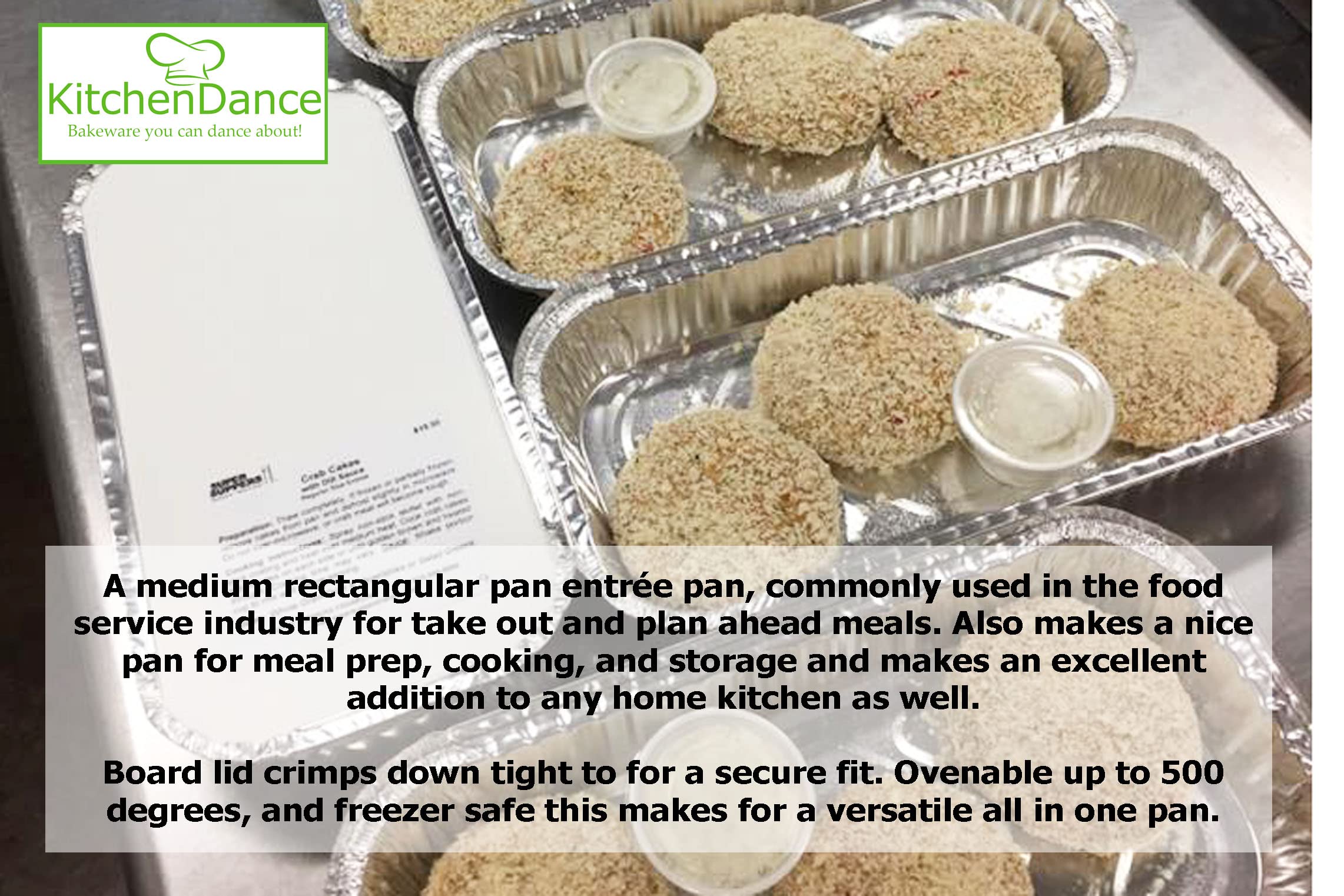 Premium Disposable Aluminum Foil 3 lb Oblong Pans with Lids - 48 oz Food Storage Containers for Baking, Cooking & Meal Prep - Heavy Duty Catering Trays for Restaurants, Parties & Bulk Food Storage (500 Pack)
