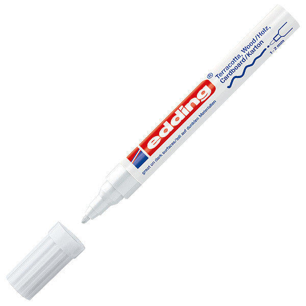 edding 4040 Fine Tip Matte Paint Marker - Permanent Waterproof Ink for DIY, Crafts, Signs & Metal Surfaces - Ideal for Artists, Designers & Industrial Use