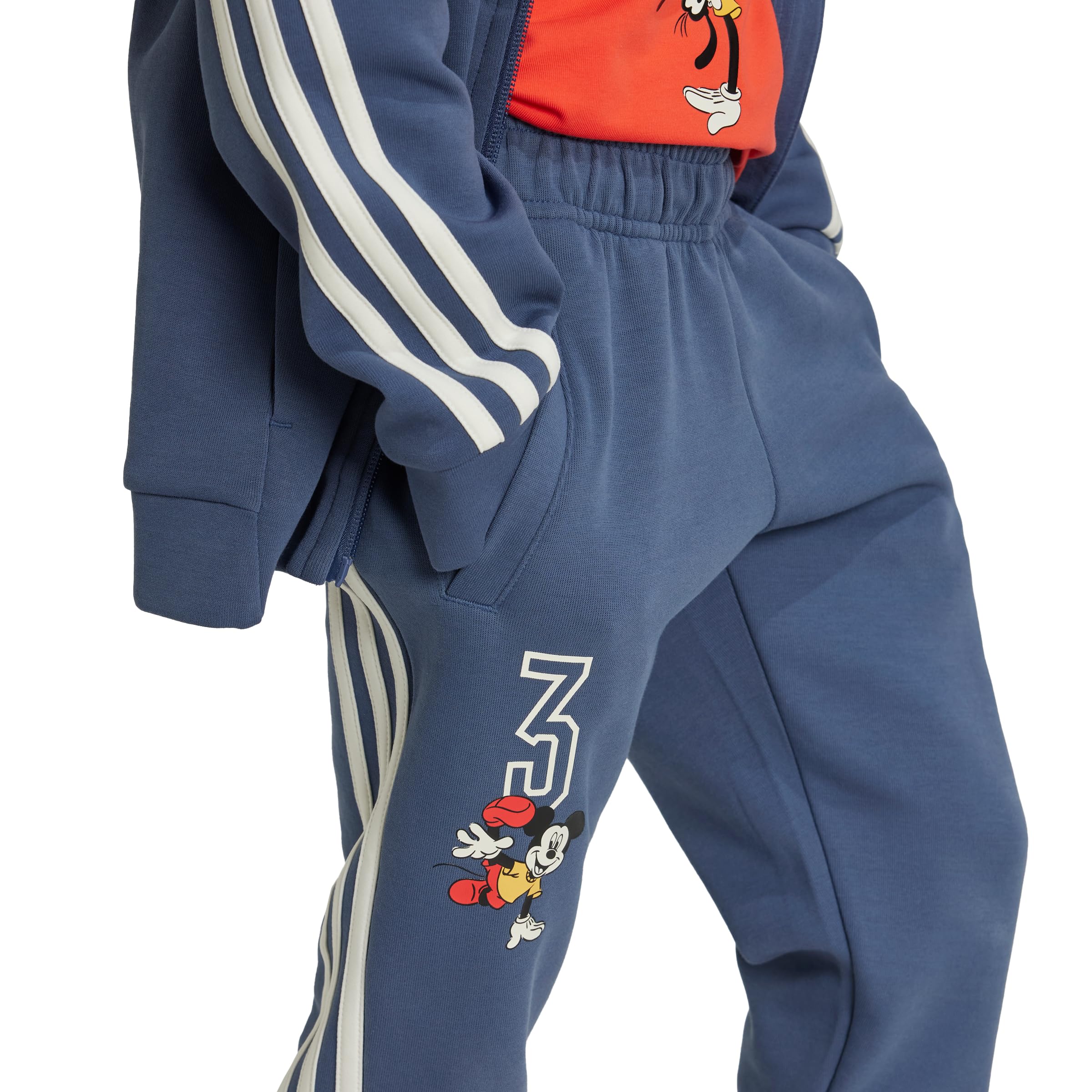 Adidas Boys' Disney Mickey Mouse Graphic Jogger Pants - Comfortable Athletic Sweatpants for Kids, Playtime & Casual Wear