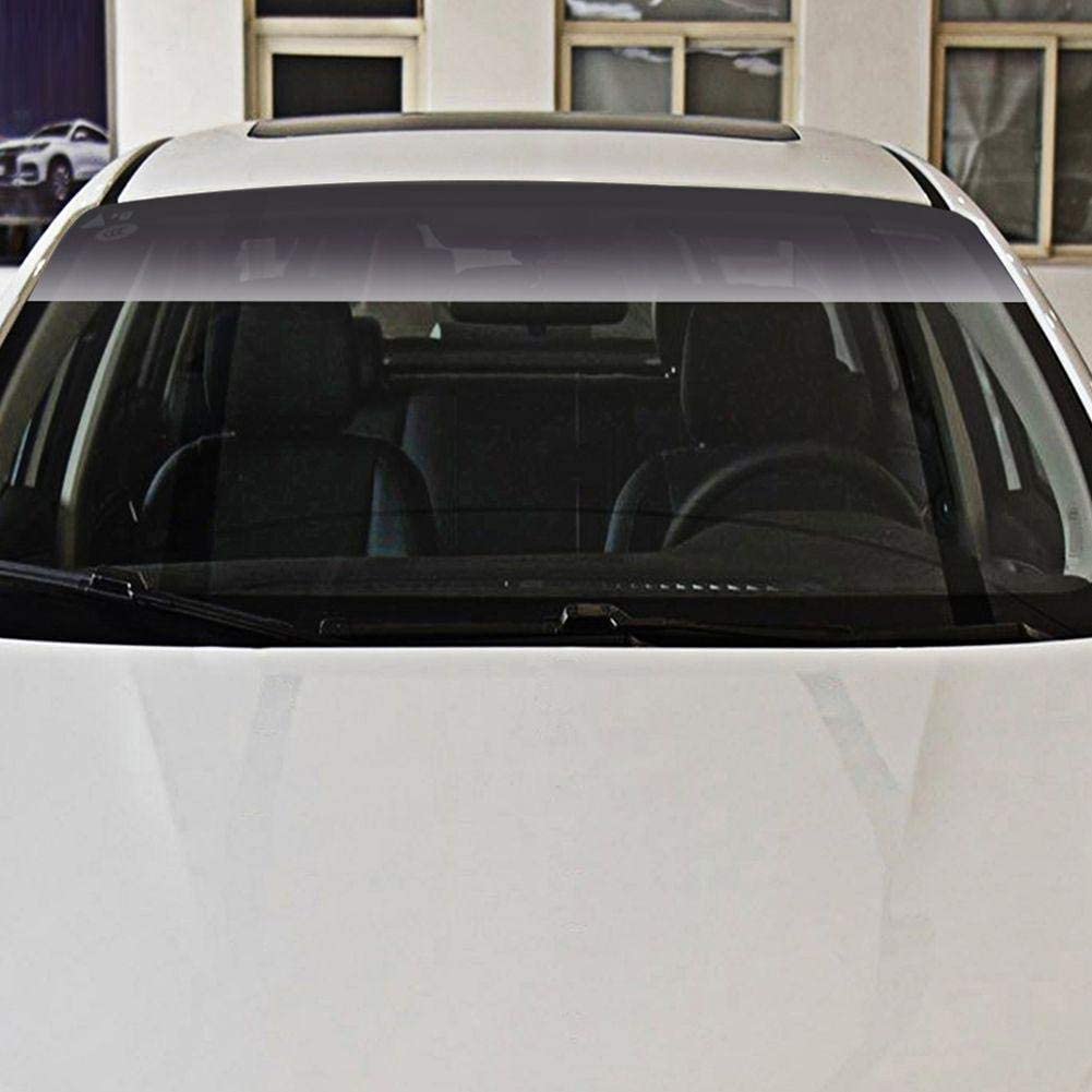 2-Pack Car Front Window Sun Visor Tint Film - Heat Insulating & UV Protection Window Tint Strip (7.8