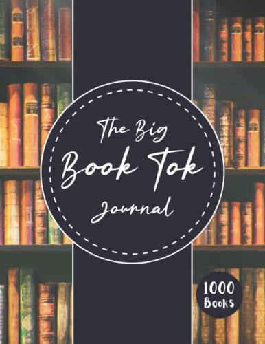 Big Booktok Journal 1000 Books - Minimalist Reading Challenge Tracker for Book Lovers