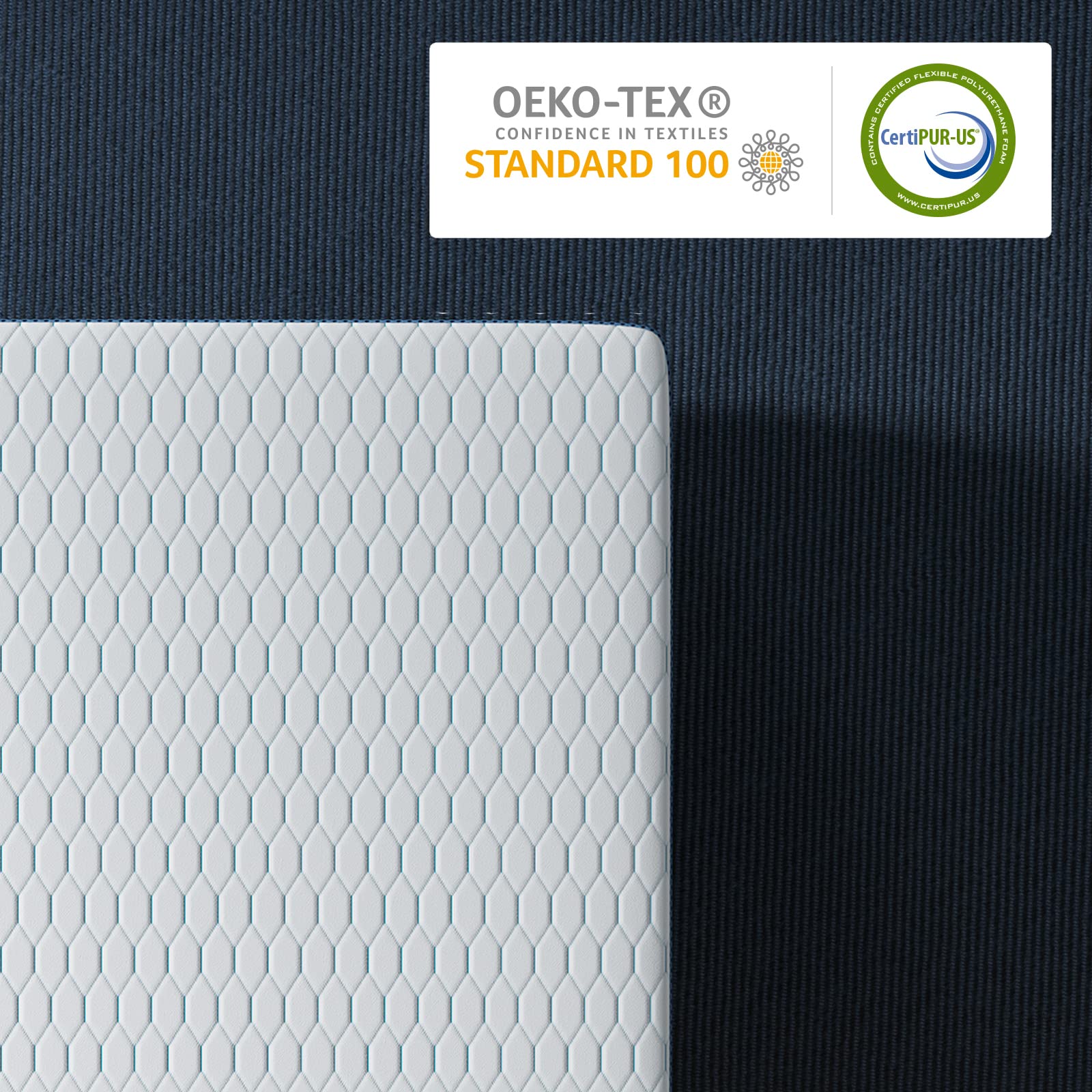 BedStory 3 Inch Firm Mattress Topper Queen Size - Extra Firm Pain Relief Memory Foam with Gel, Bamboo Charcoal & Copper Infusion | Cooling, Skin-Friendly & Non-Slip Pad | CertiPUR-US Certified | Perfect for Back Pain Relief & Hot Sleepers