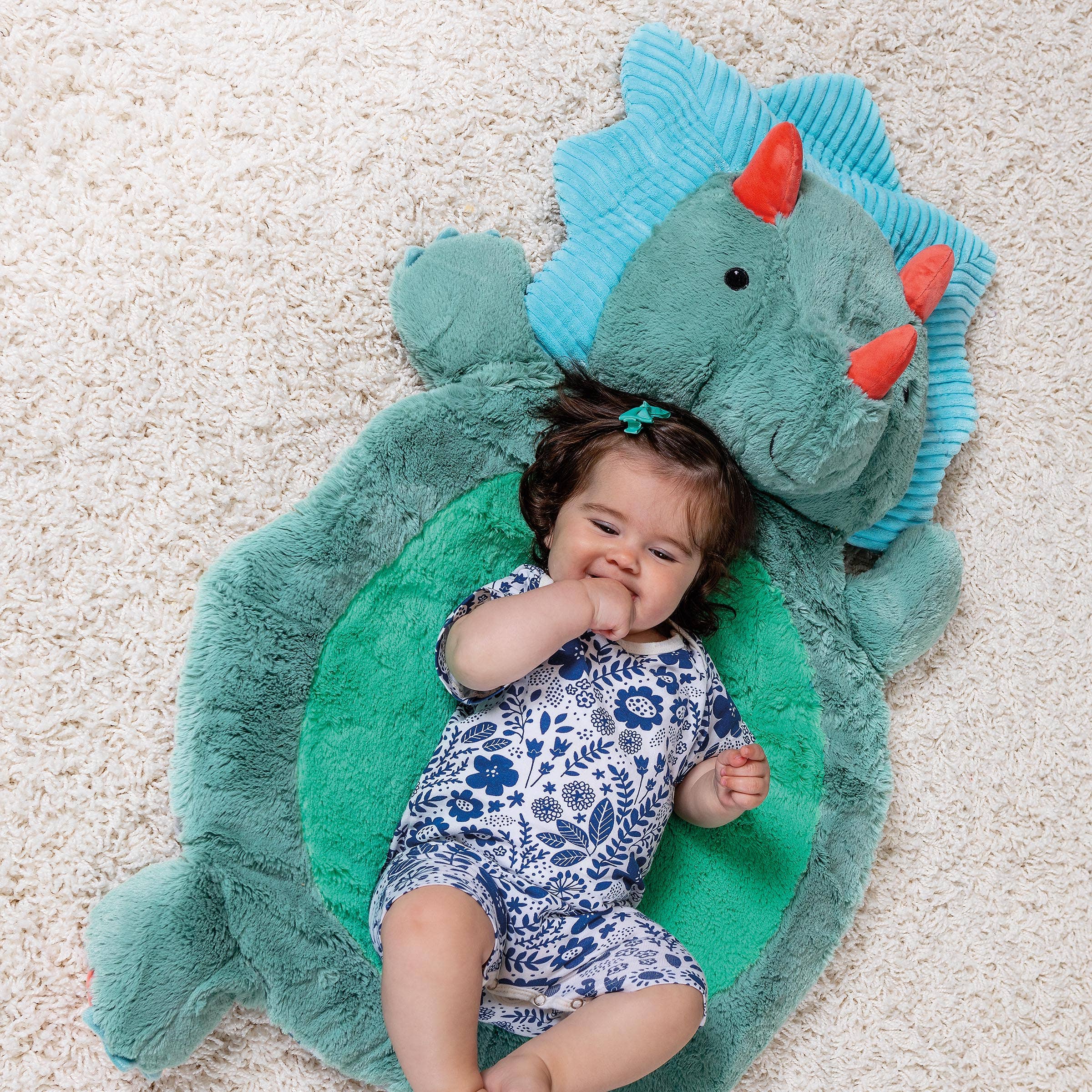 Pebblesaurus Non-Slip Baby Play Mat - Soft Foam Floor Tiles for Crawling & Playtime - Safe & Comfortable for Infants & Toddlers - Perfect for Nursery, Playroom & Daycare