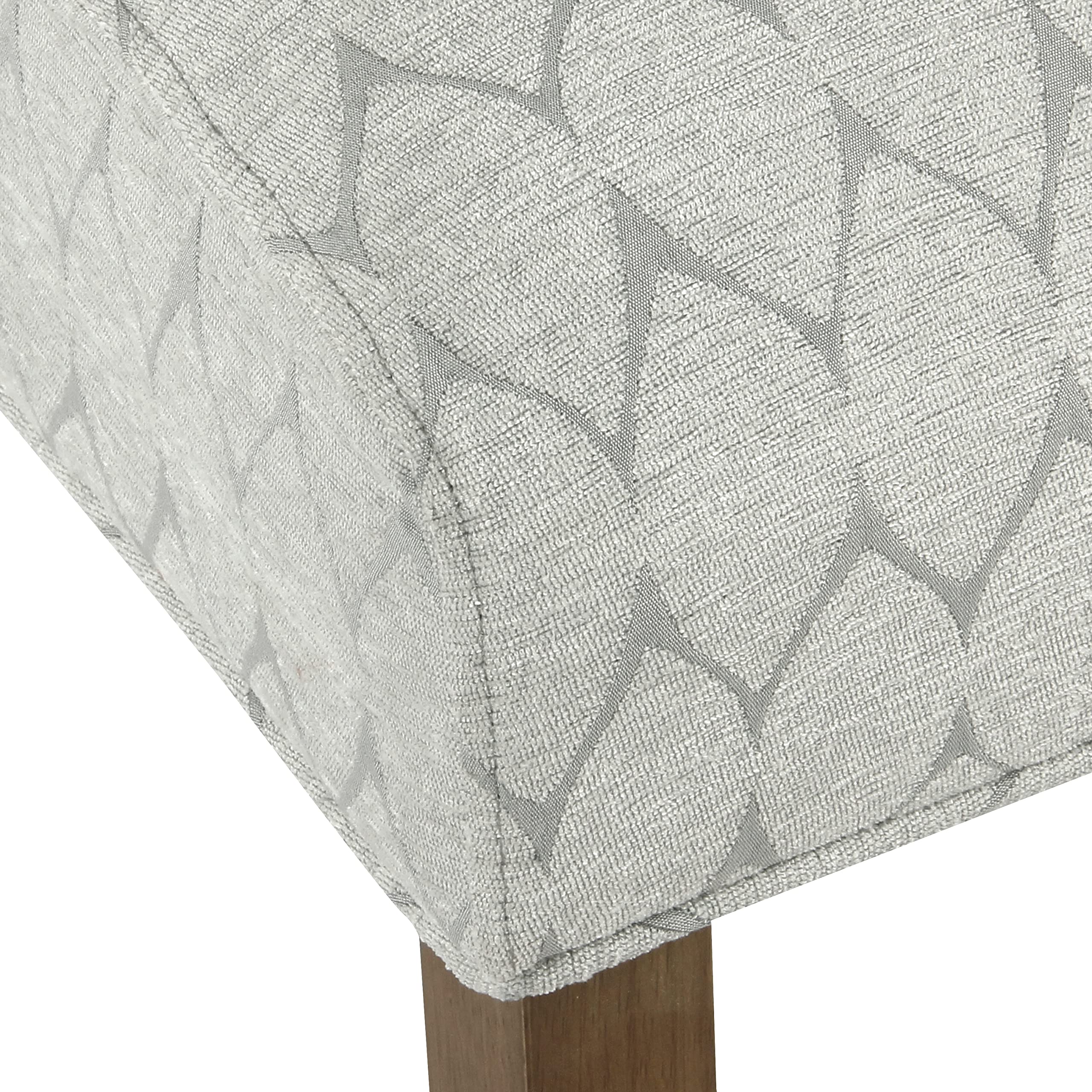HomePop Parker Accent Chair with Pillow - Textured Gray Upholstered Living Room Chair for Small Spaces, Apartment Decor & Cozy Reading Nook