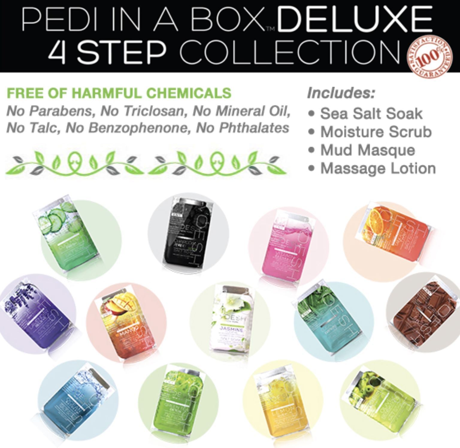 Voesh Pedi in a Box Chocolate Love - Exfoliating Foot Mask & Moisturizing Treatment for Soft Feet - Perfect for Spa Day, Self-Care & Gift Giving