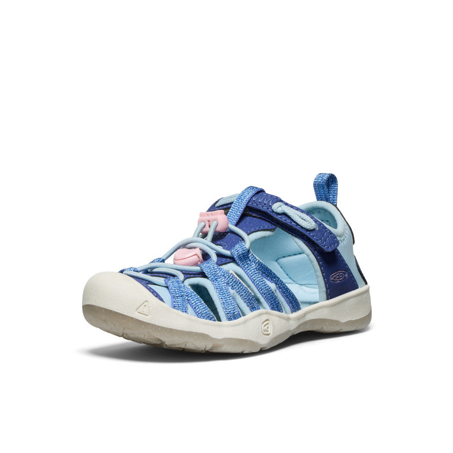 Little Kids' Moxie Sandal - Comfortable & Stylish Toddler Shoes in Skipper Blue & Giggle Pink | Perfect for Playtime, Beach & Everyday Wear
