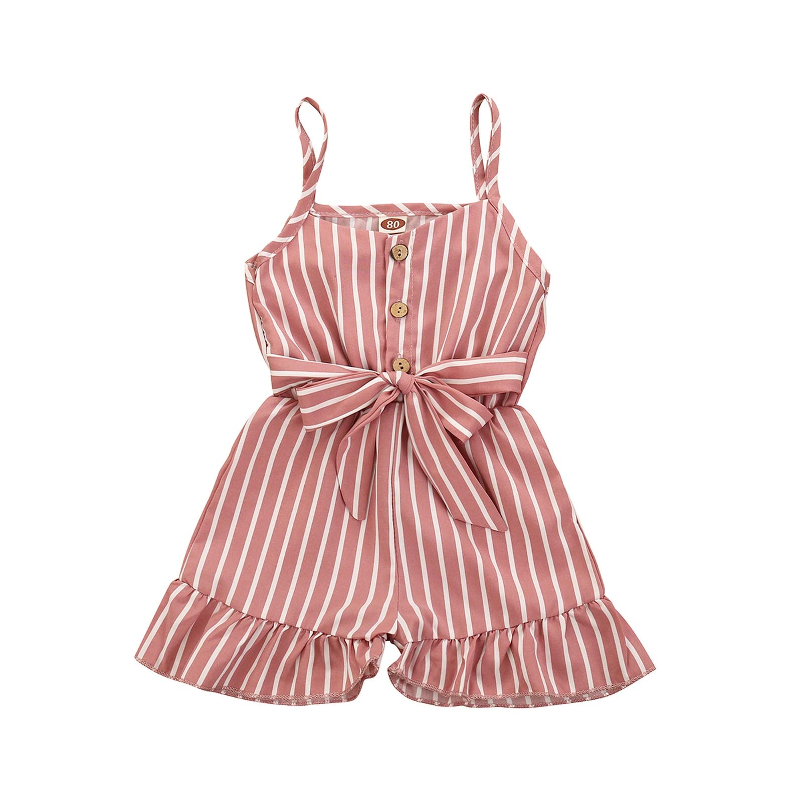 Tikoubabe Toddler Girl Clothes | Cute Baby Summer Halter Romper Outfit | 6 Months to 5 Years | Perfect for Beach, Playdates & Family Photos