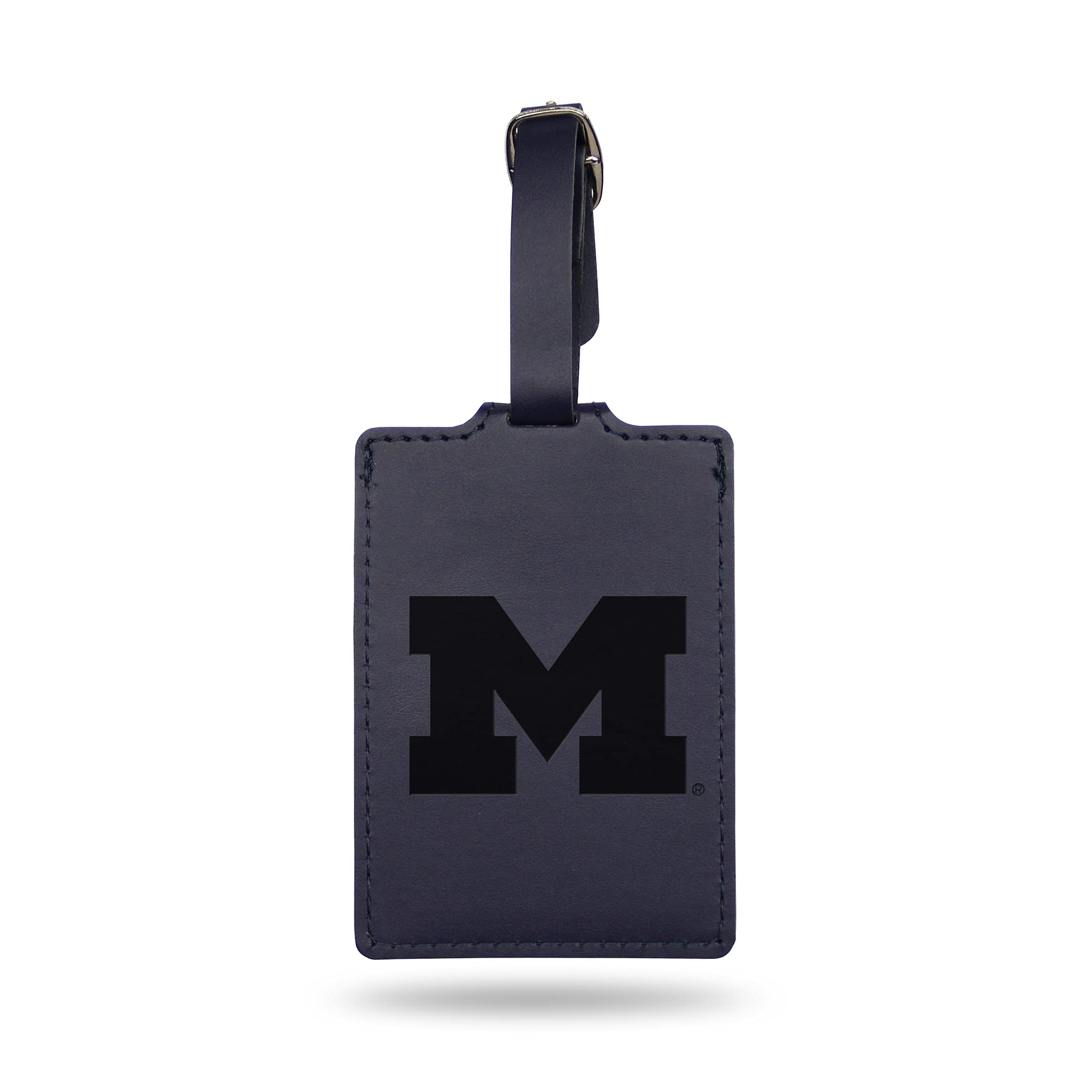NCAA Alabama Crimson Tide Laser Engraved Ultra Suede Luggage Tag with ID Card Holder - Perfect for Travel, College Football Games & Alumni Gifts