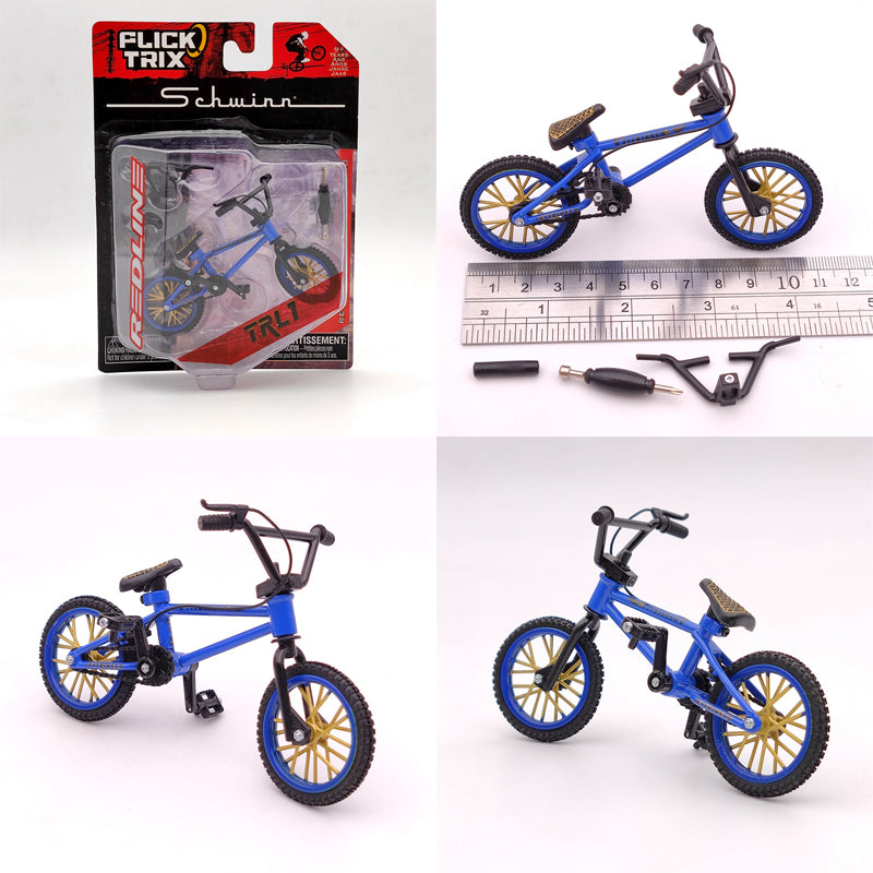 Premium Diecast Finger Bike FLICK TRIX - Miniature BMX Toy Bicycle Model for Kids & Collectors - Perfect Gift for Birthday, Party Favors & Desk Decor