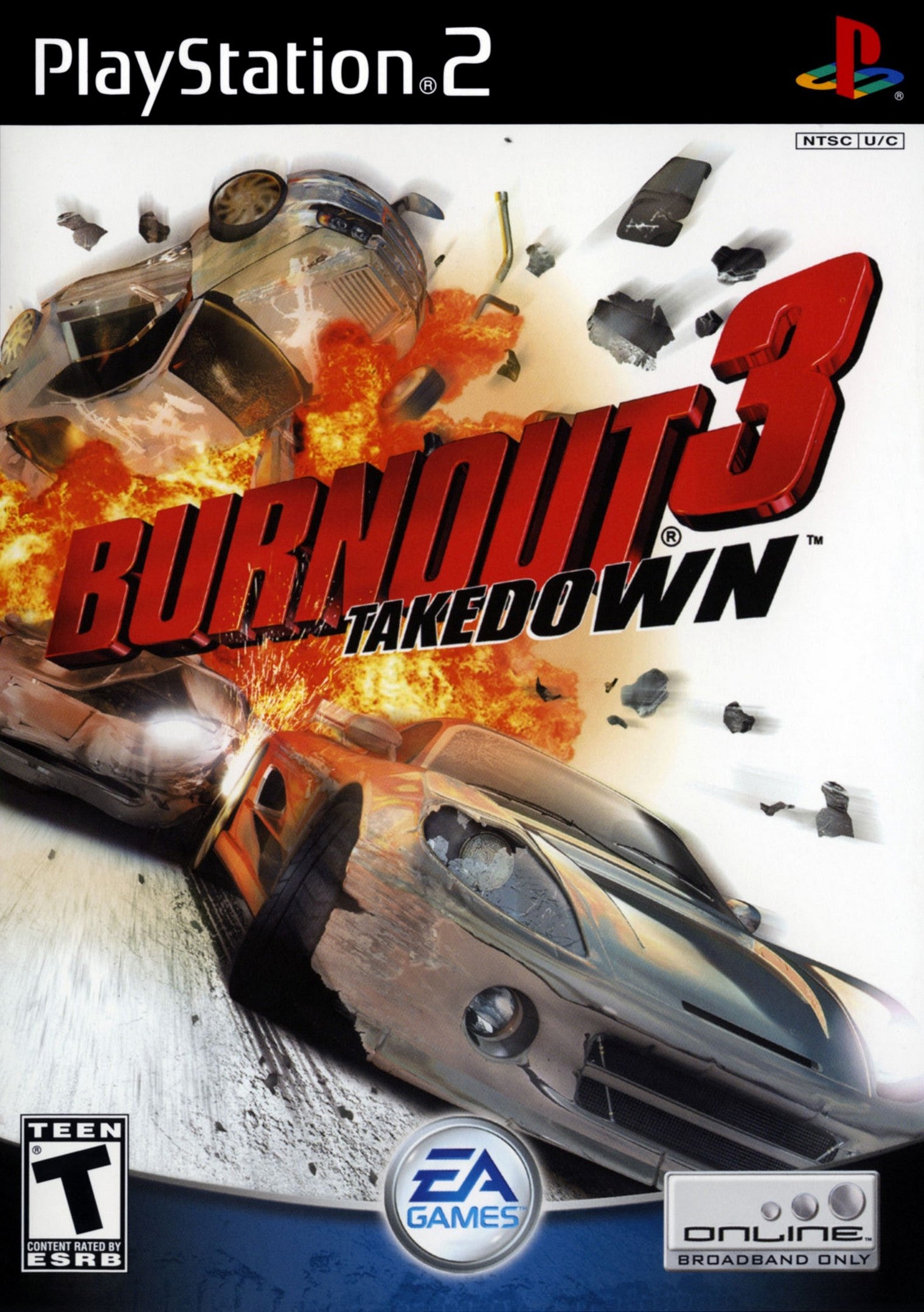 Burnout 3 Takedown - Racing Video Game for PlayStation 2 & Xbox | High-Speed Action, Crash Mode & Multiplayer | Perfect for Arcade Racing Fans & Nostalgic Gamers