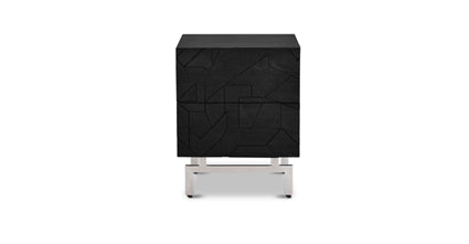 Modern Wooden Nightstand with Drawer - Stylish Bedside Table for Bedroom, Living Room & Office - Compact Storage Solution for Books, Lamps & Essentials