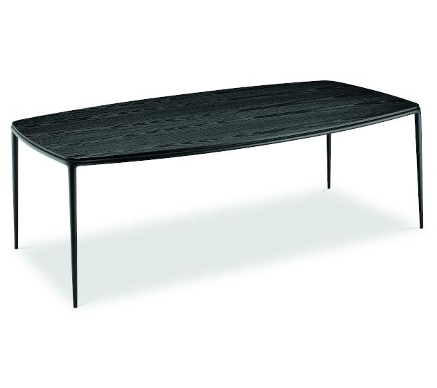 Midj Lea Modern Dining Table - Solid Wood Kitchen Table for 6 - Perfect for Family Dinners & Entertaining Guests