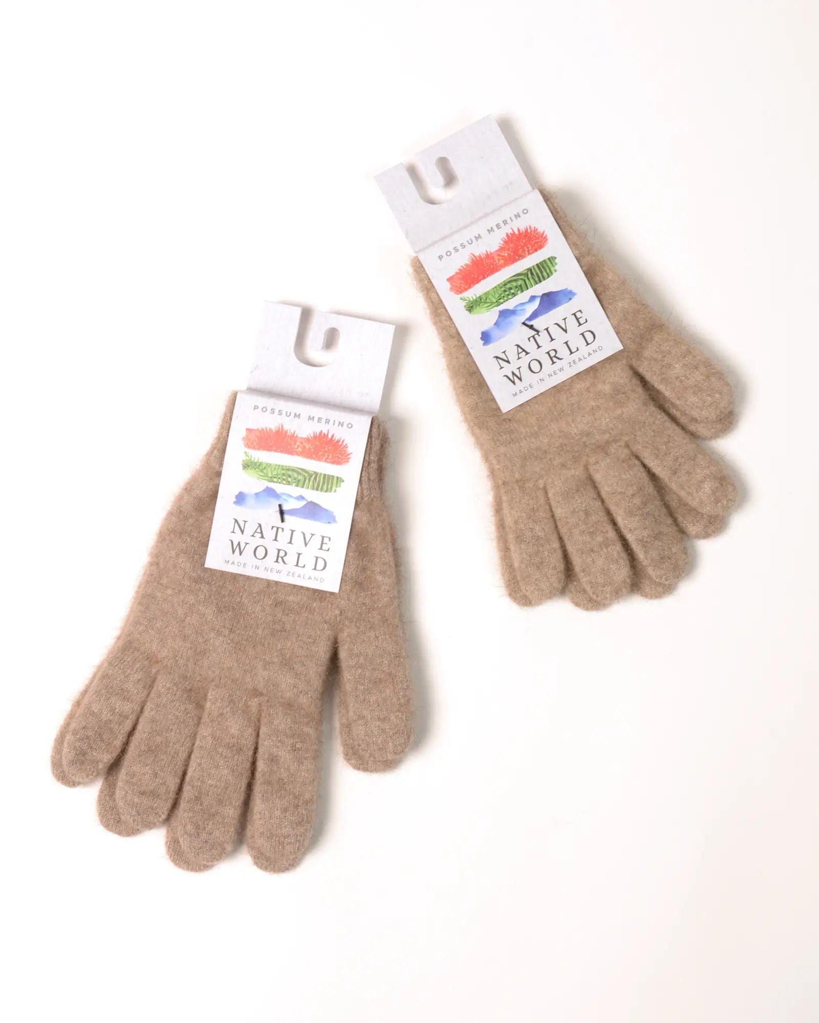 Premium Flax Plain Gloves with Possum Merino Wool Blend - NX100 - Warm Winter Gloves for Outdoor Activities & Cold Weather Protection