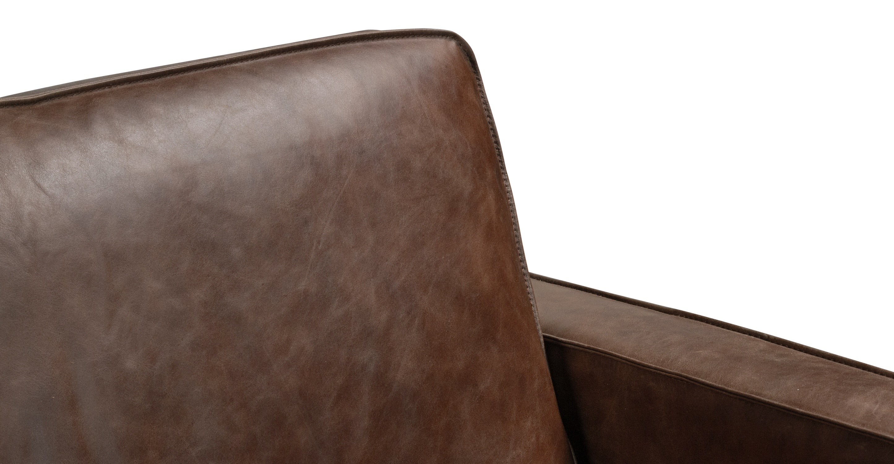 Premium Mateo Genuine Leather Sofa - Modern Luxury Living Room Furniture for Home & Office - Comfortable & Durable Leather Couch for Relaxing, Entertaining & Stylish Decor
