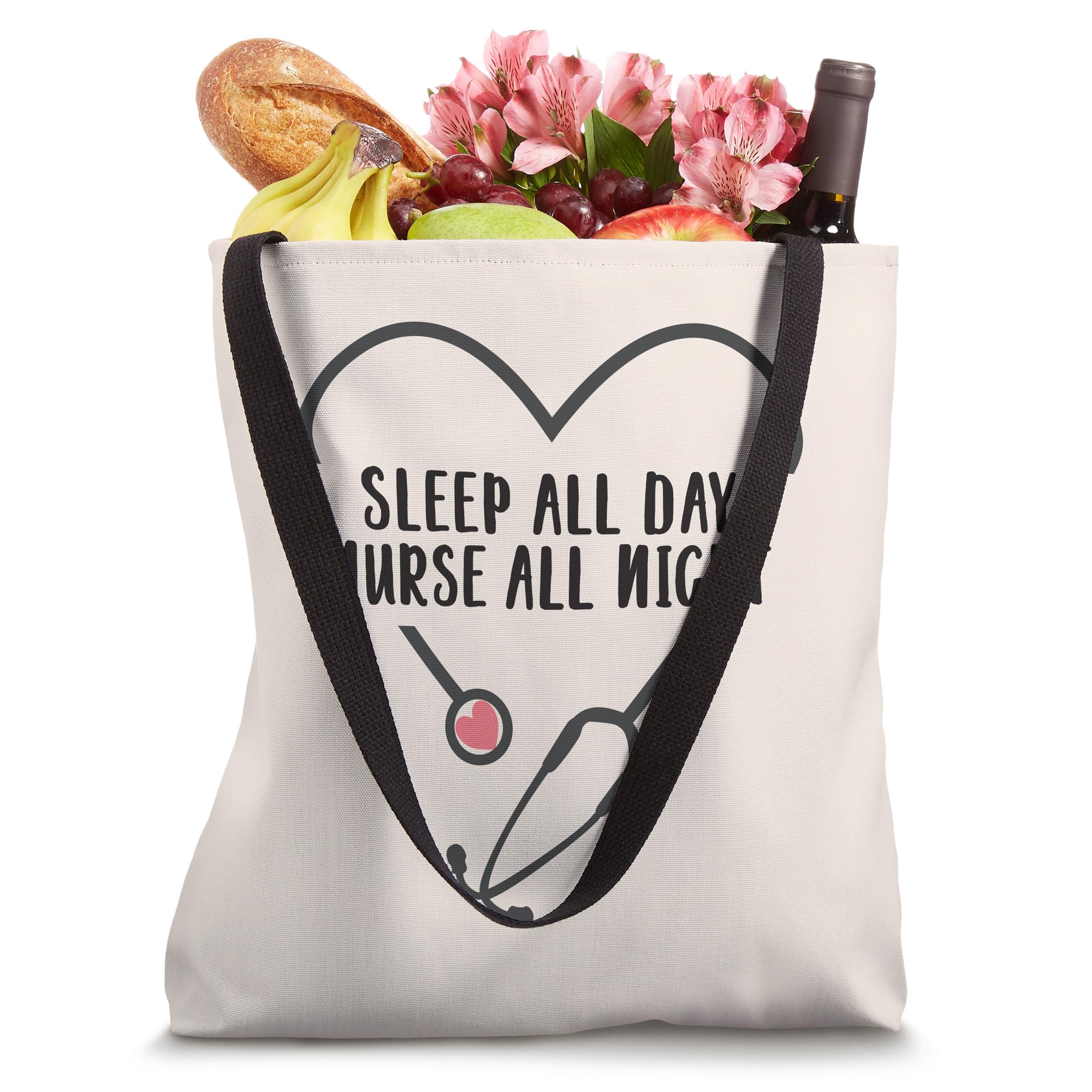 Night Shift Nurse Tote Bag - Durable & Stylish Gift for Nurses - Perfect for Work, Travel & Everyday Use