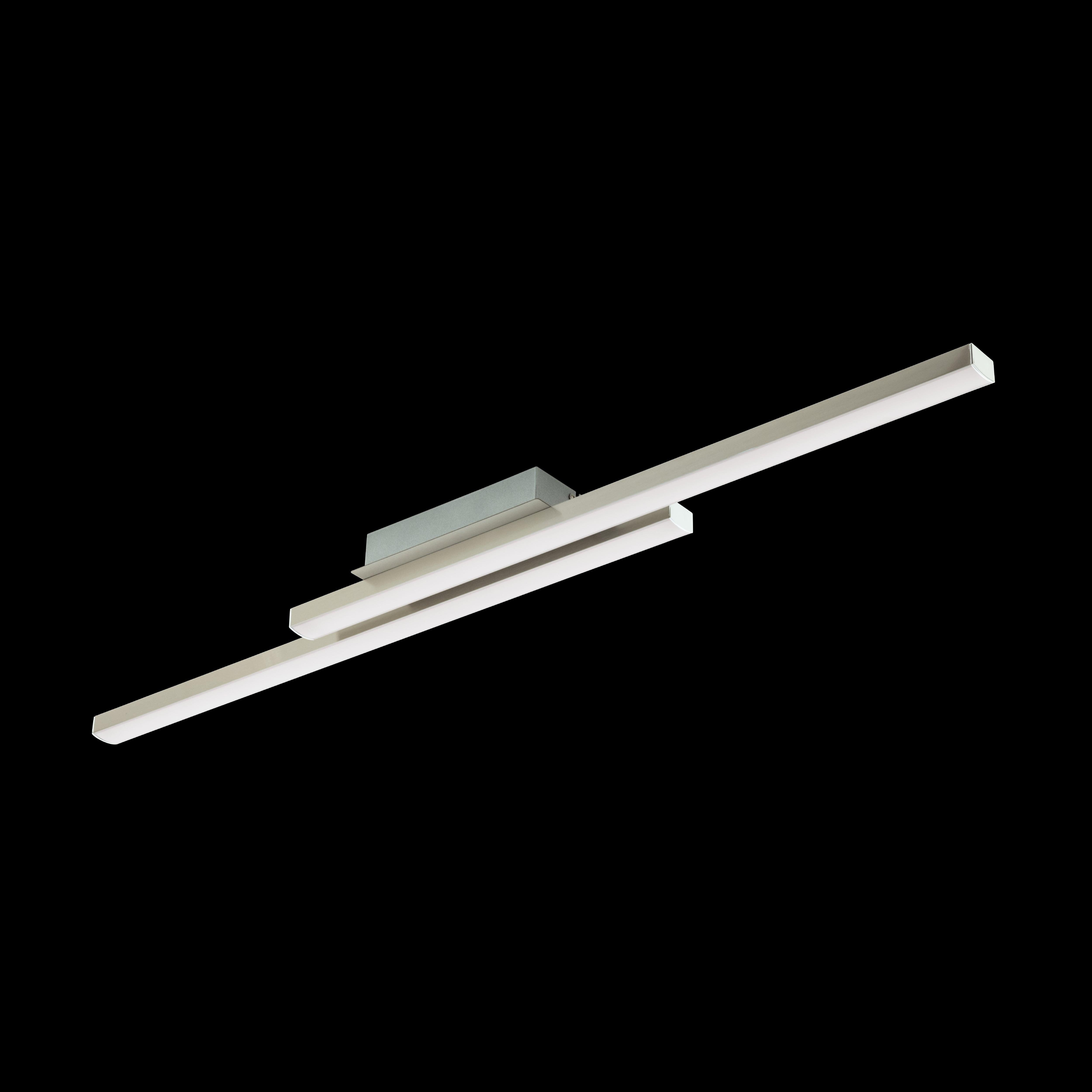 Eglo Connect Fraioli Z Smart LED Flush Mount Ceiling Light with Nickel Finish - Dimmable & Voice Control for Living Room, Bedroom, or Kitchen Lighting