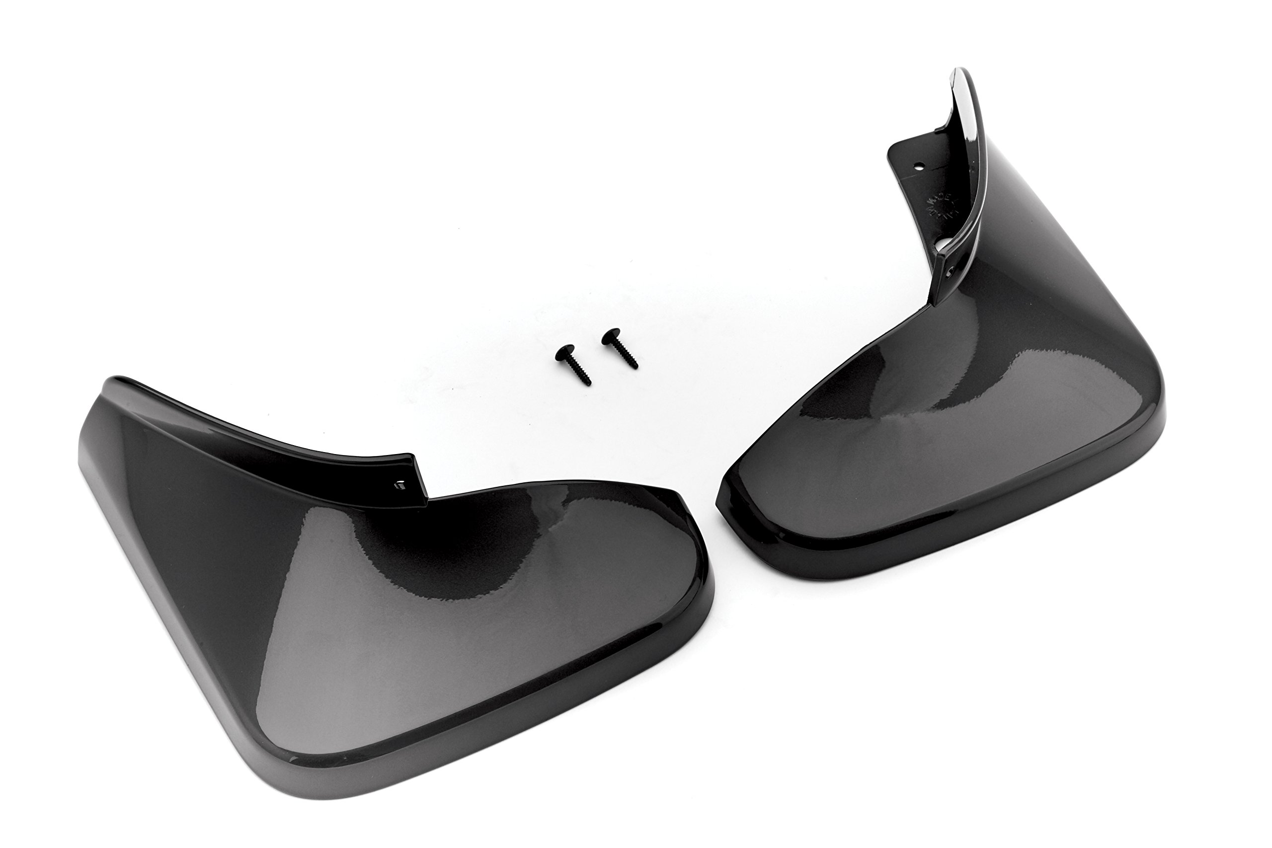 ACDelco GM Accessories 22935511 Front Molded Splash Guards - Iridium Metallic Finish - Perfect for Chevy, GMC & Cadillac Trucks/SUVs - All-Weather Protection Against Road Debris & Mud