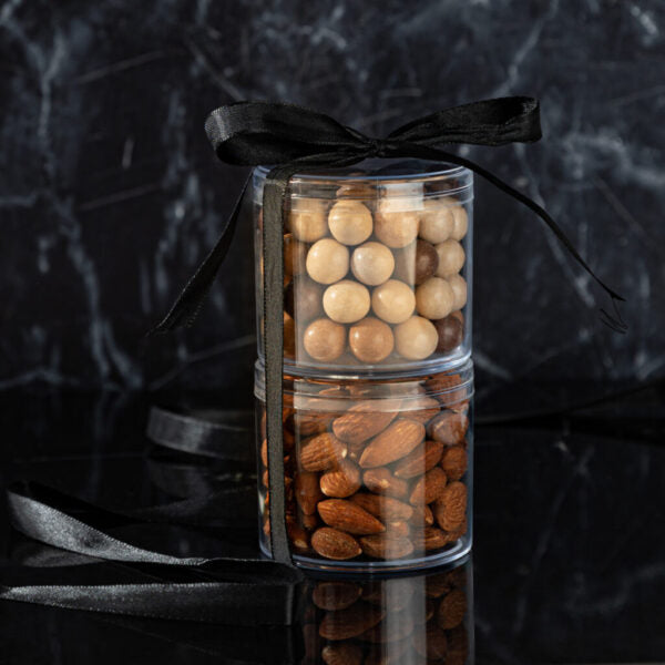 6.5 oz. Clear Plastic Cylinder Storage Boxes with Lids - 6 Pack for Organizing Beads, Buttons, Crafts & Small Items | Home, Office & DIY Use