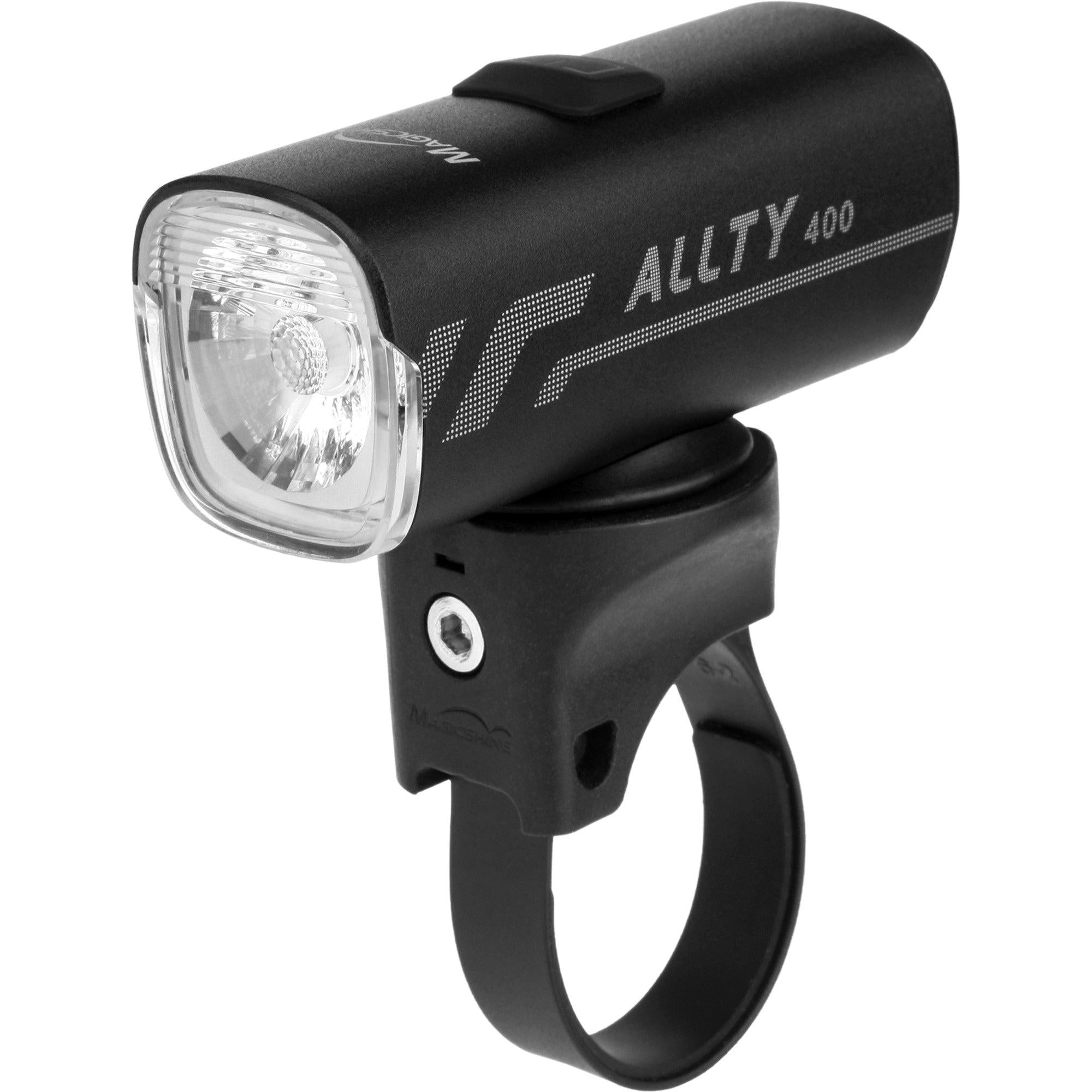 MAGICSHINE ALLTY 400 Bike Front Light - 1200 Lumen Rechargeable Cycling Headlight for Night Riding, Mountain Biking & Commuting - Waterproof & Durable LED Bicycle Light for Road Safety