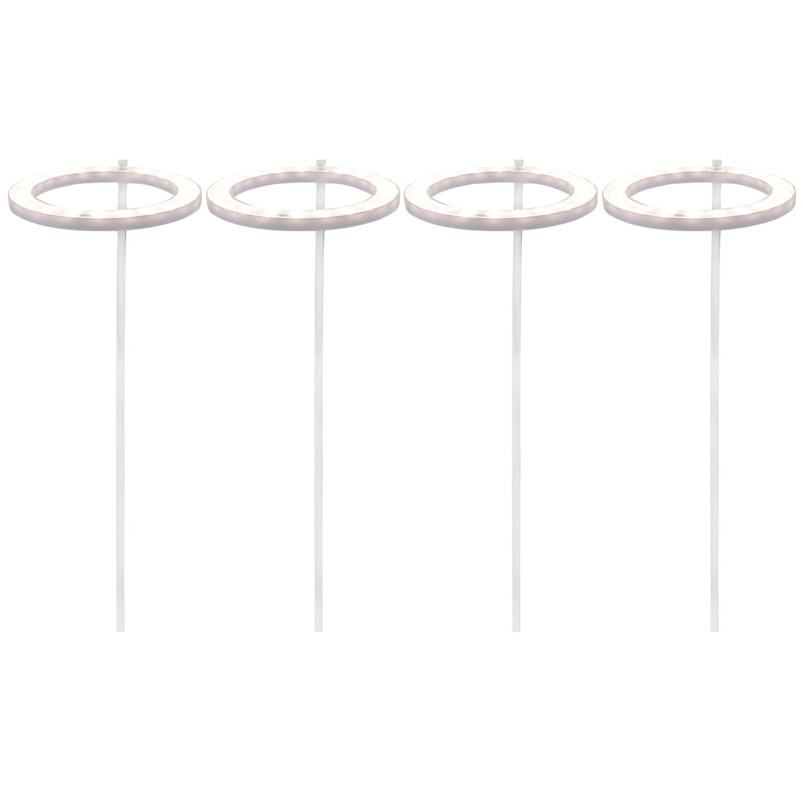 Beaupretty Full Spectrum LED Grow Light for Plants - Angel Ring Design with Fill Light for Indoor Greenhouse, Garden, Hydroponics (White) - Perfect for Seedlings, Flowers, and Vegetables