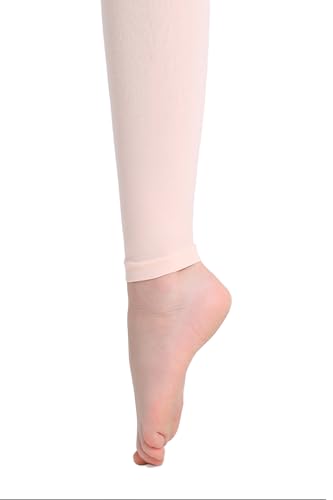 1 Pairs - Ballet Pink (Footless)