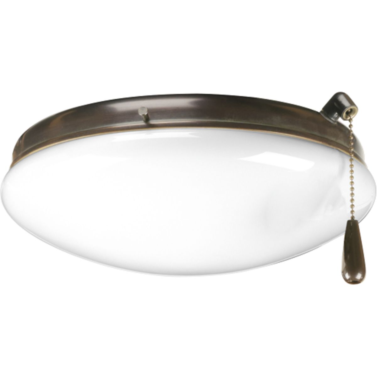 AirPro Collection 2-Light Ceiling Fan with LED Bulbs - Modern Flush Mount Lighting for Bedroom, Living Room & Office