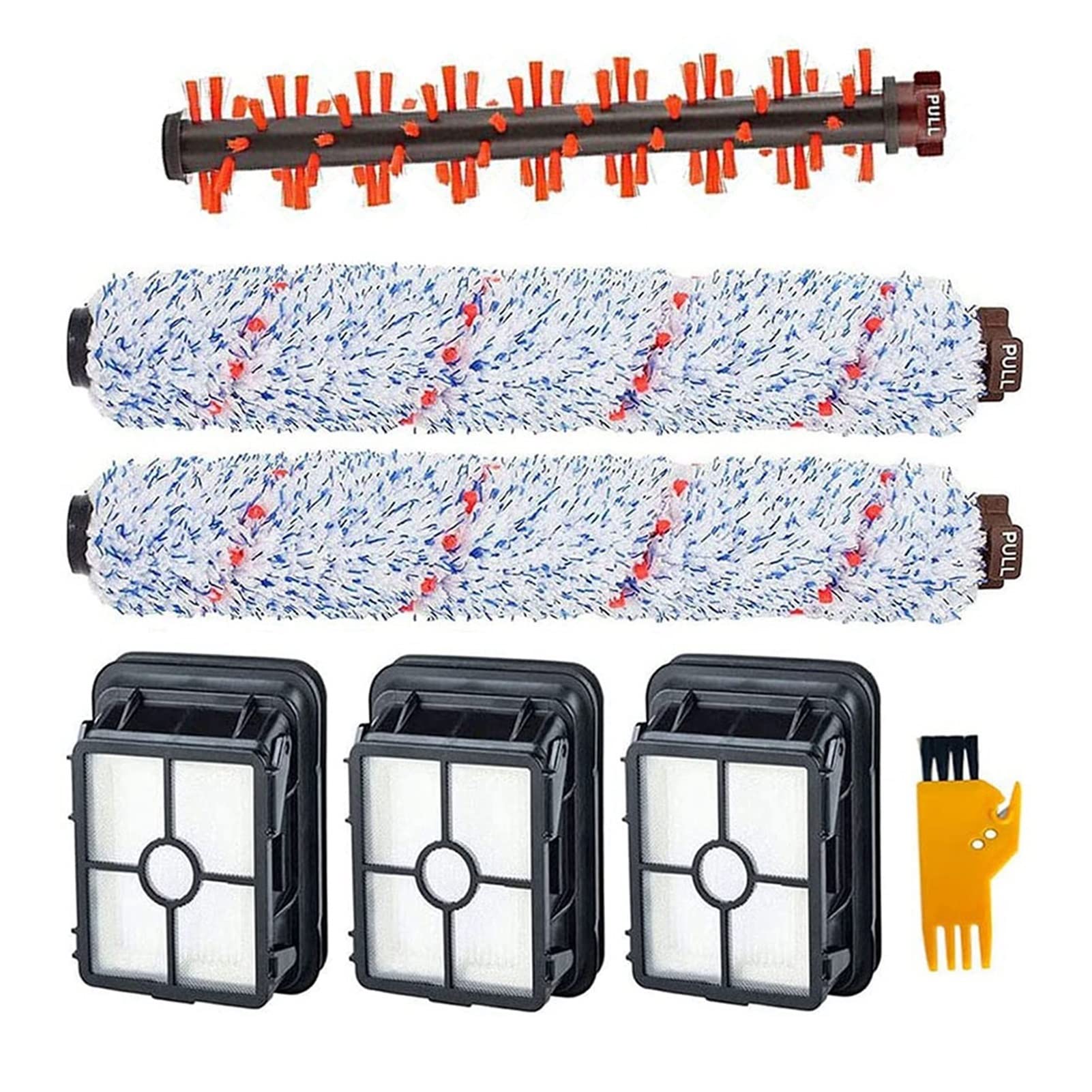 Bissell Crosswave Vacuum Parts - 3+3+1 Replacement Kit for 1785/2306 Series | Floor Care Accessories