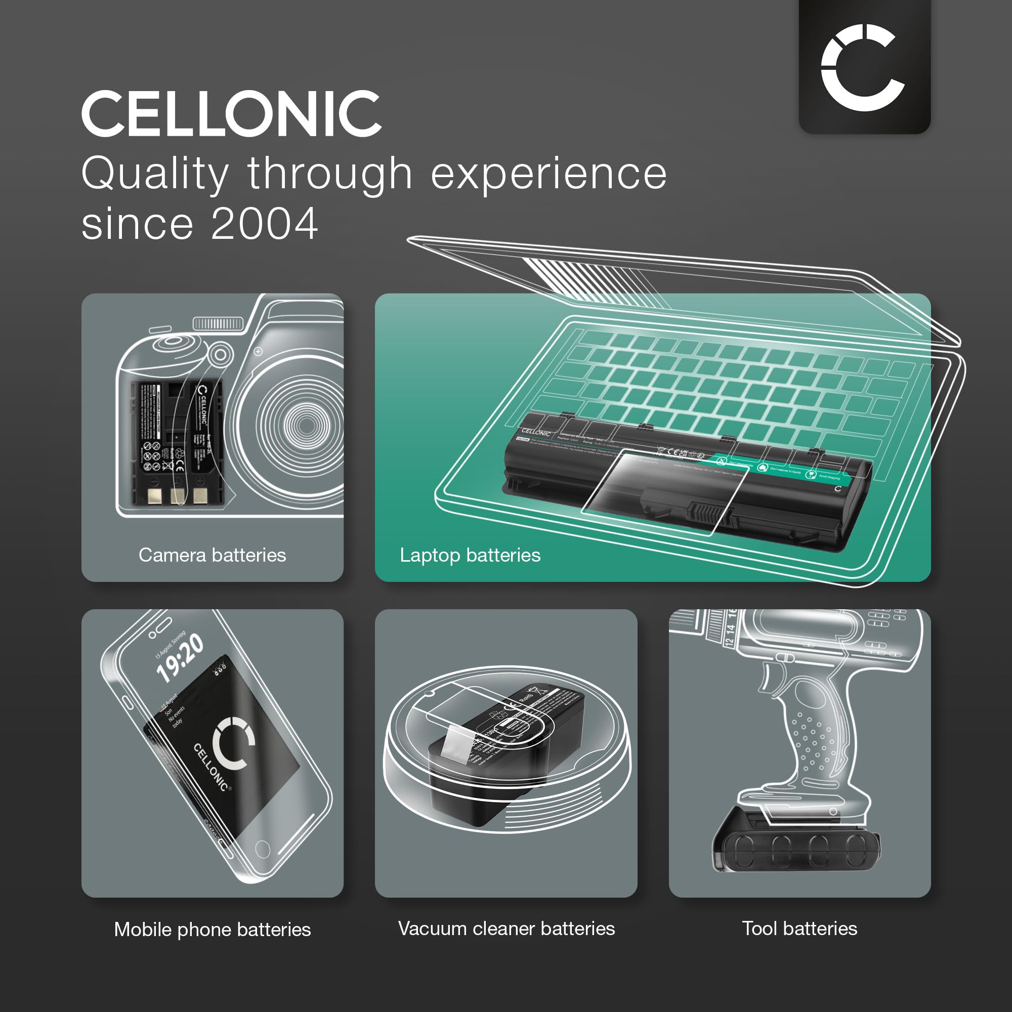 CELLONIC Replacement Battery for Bang & Olufsen Beoplay H9i & H9 Headphones - 3.7V 650mAh Li-ion Battery Compatible with PLB-103 - Perfect for Wireless Headset Power & Long Listening Sessions