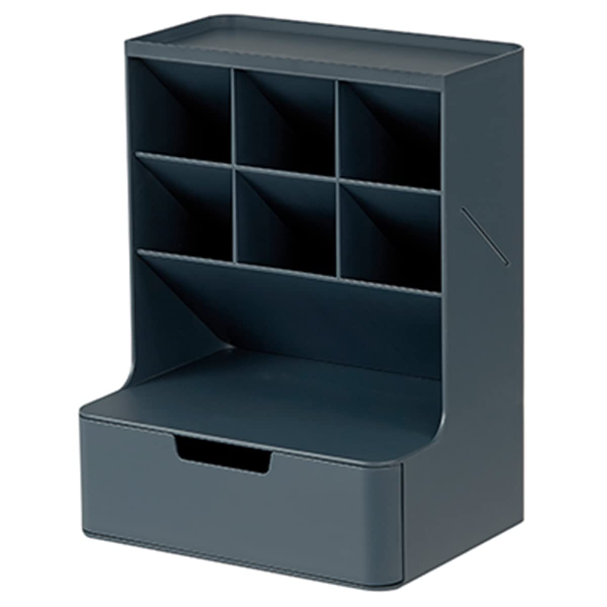 Korean-Made Blue Desk Organizer - Office Supplies Storage for Neat Workspace | Perfect for Home, Office & Study Organization