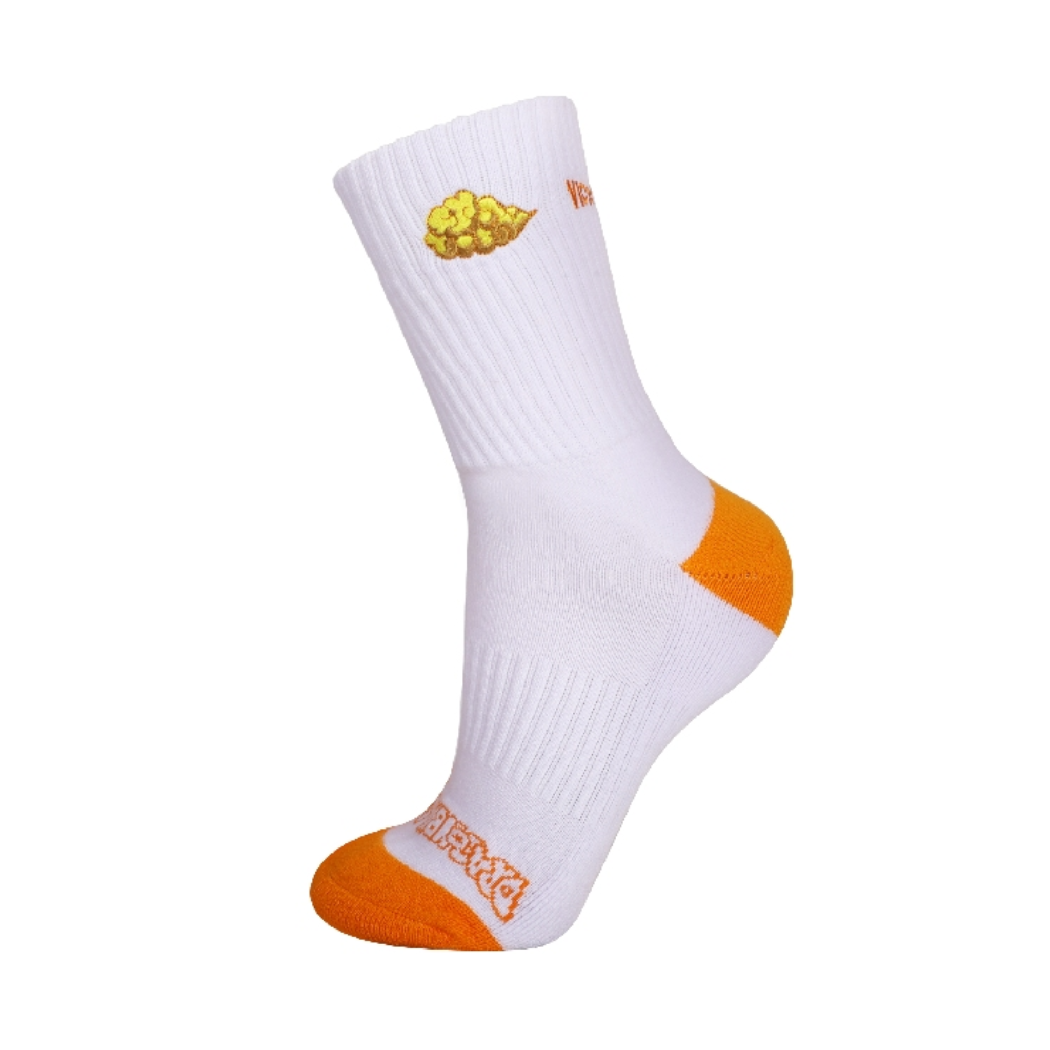 Victor x Dragon Ball Z SK508DBZ Anime Quarter Socks - White Cotton Crew Socks for Men & Women - Perfect for Cosplay, Gift Giving, and Anime Fans