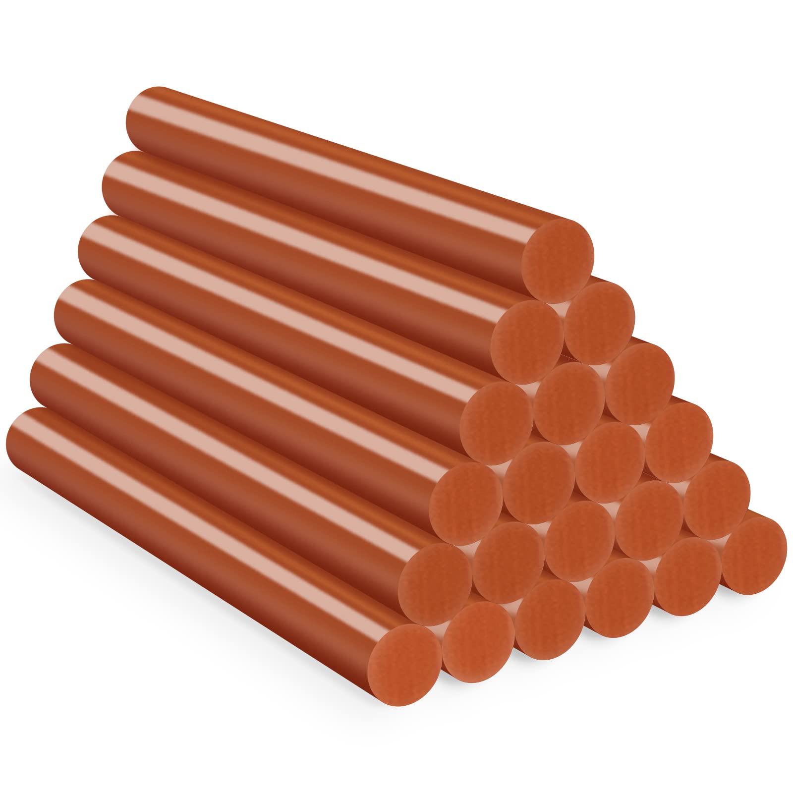 ENPOINT 24-Pack Brown Hot Glue Sticks - 4
