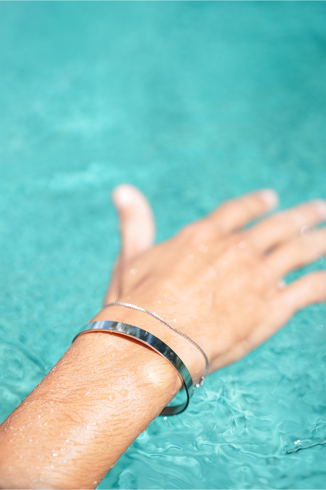 Stylish Men's Cuff Bracelet - Premium Stainless Steel Adjustable Bangle for Men - Perfect for Casual Wear, Date Nights & Gifts