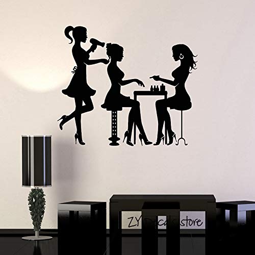 Vinyl Wall Decals for Nail Salon & Spa - Beauty Gadgets Wrap Stickers for Hair Stylist & Salon Decor - Perfect for Home, Office, and Commercial Spaces